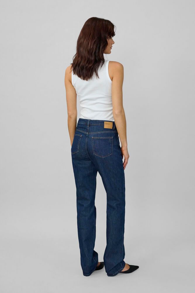 07 THE ISA 139 HIGH STRAIGHT dark blue un-washed My Essential Wardrobe