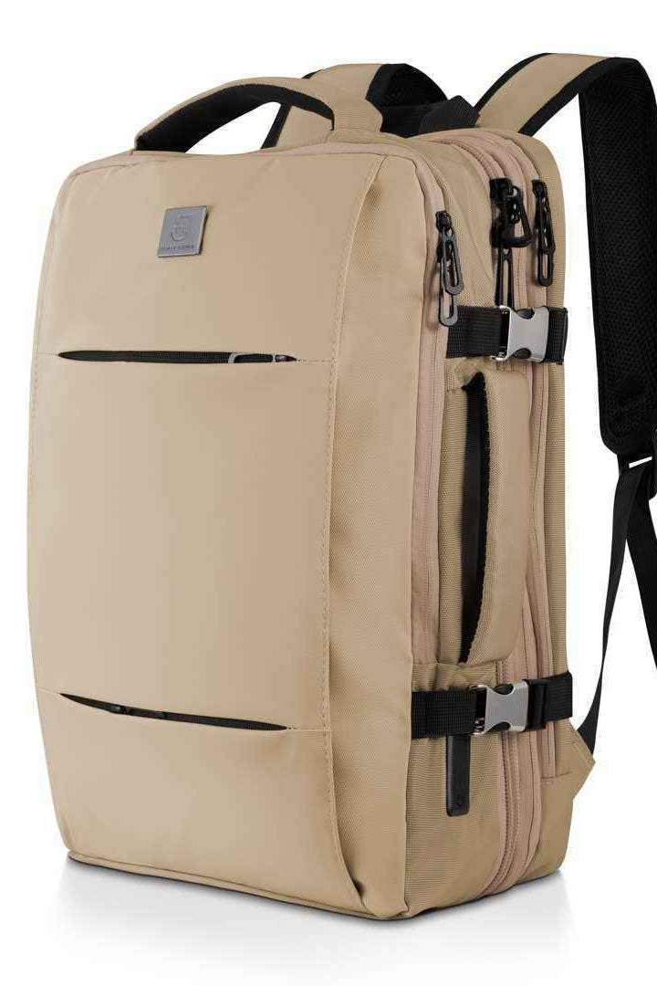 Travel Backpack: Taupe James Hawk