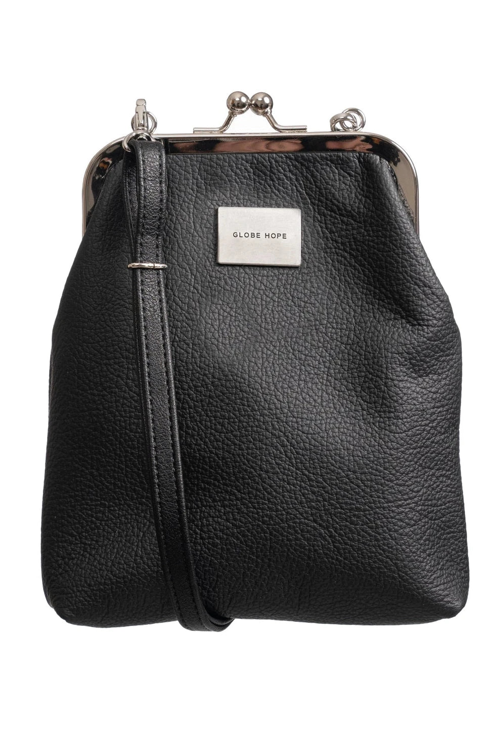 Avara Leather Bag - Black Globe Hope