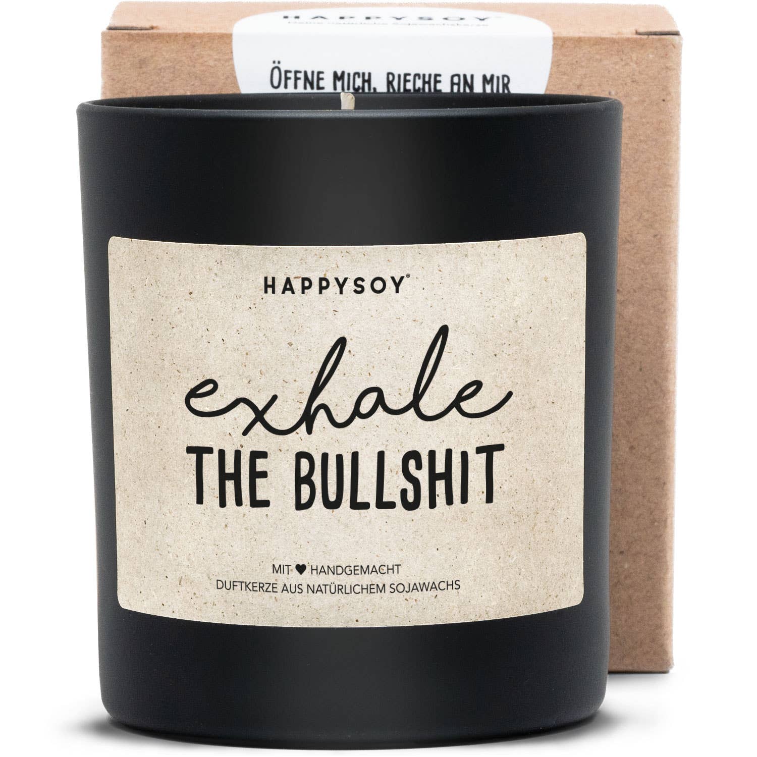 Scented candle | Exhale the bullshitt Happysoy
