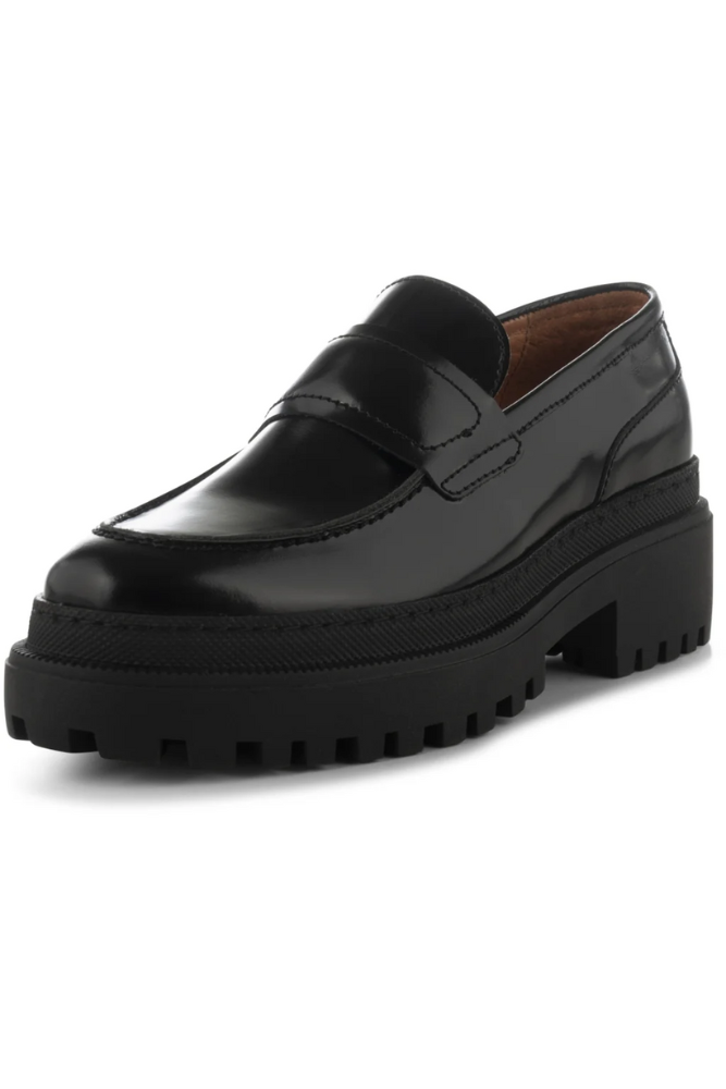 Iona Saddle Loafer Leather black RAGS