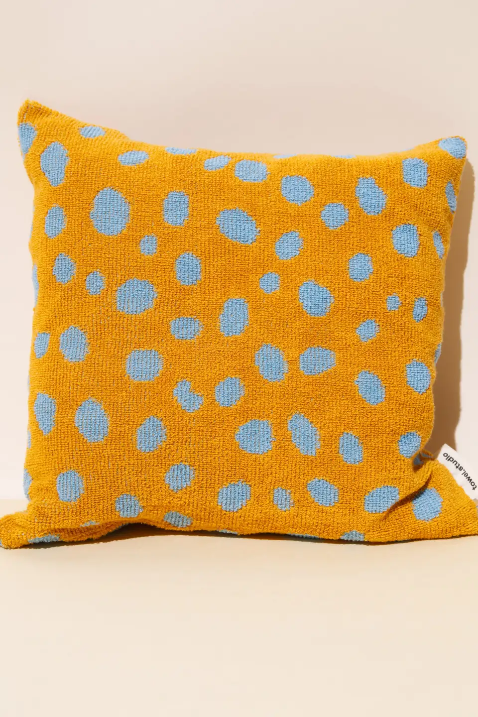 Pebbles Throw Pillow | Caramel & Sky towel.studio