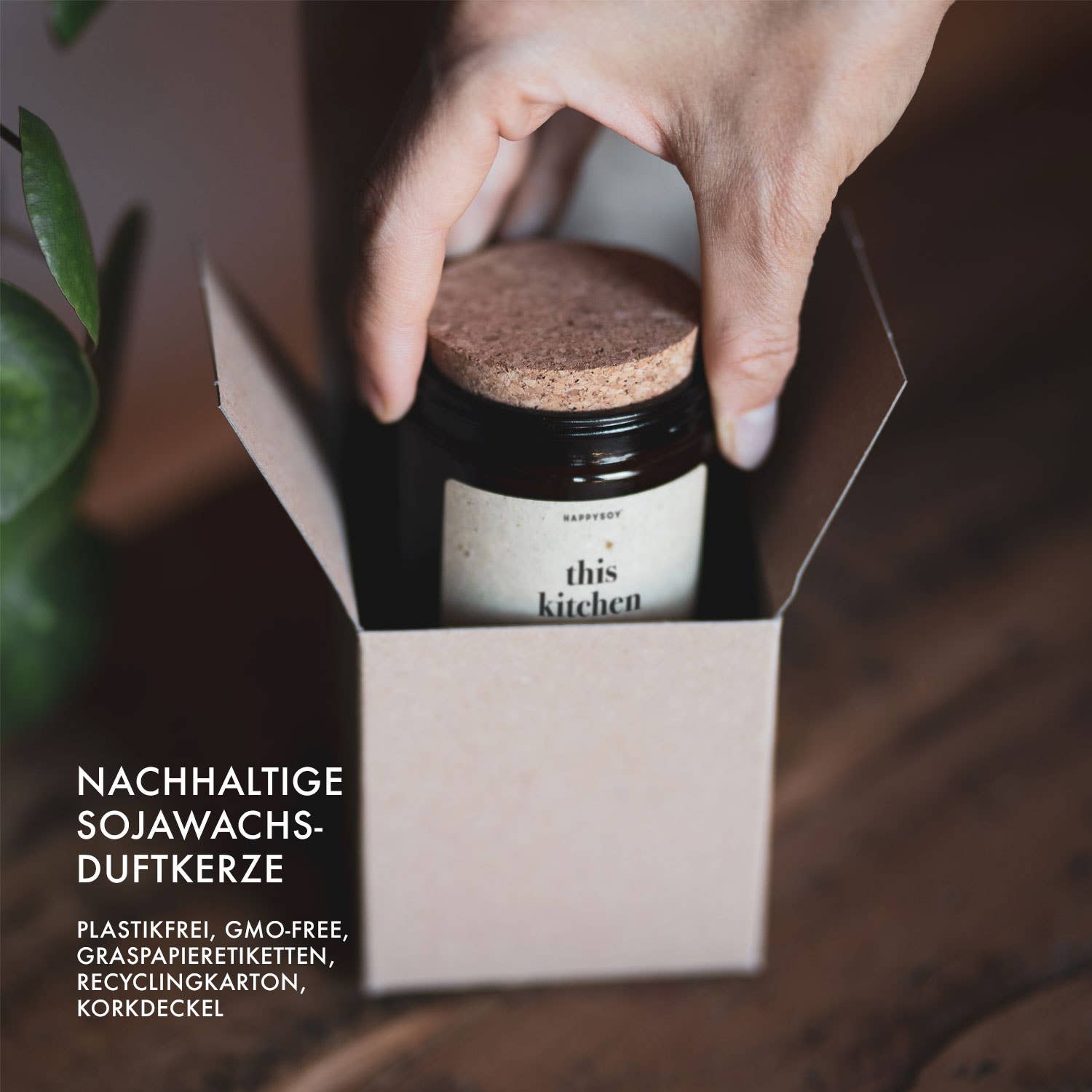 Scented candle | This kitchen is for dancing Happysoy