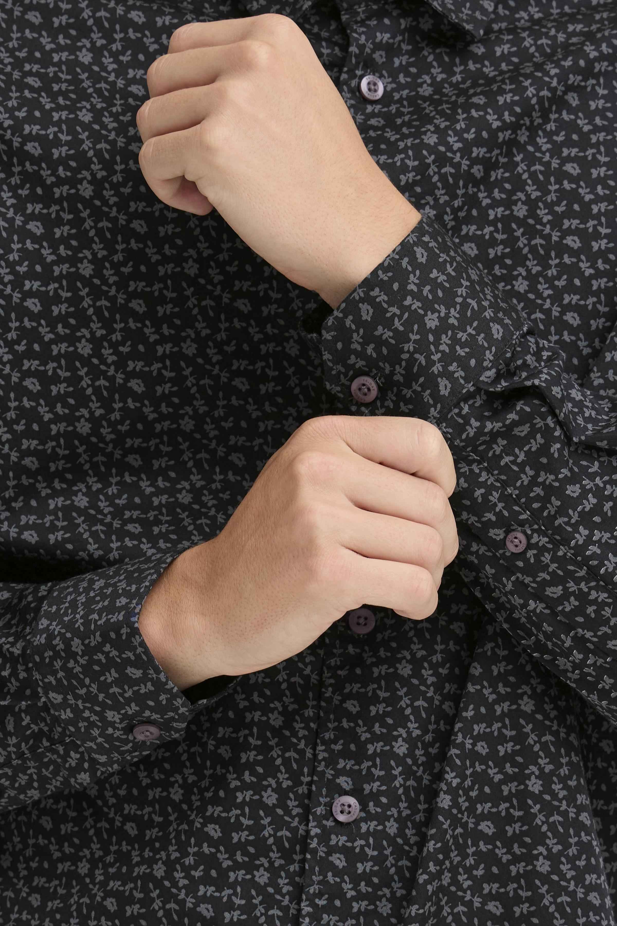 Tauson AOP Shirt - Black Casual Friday