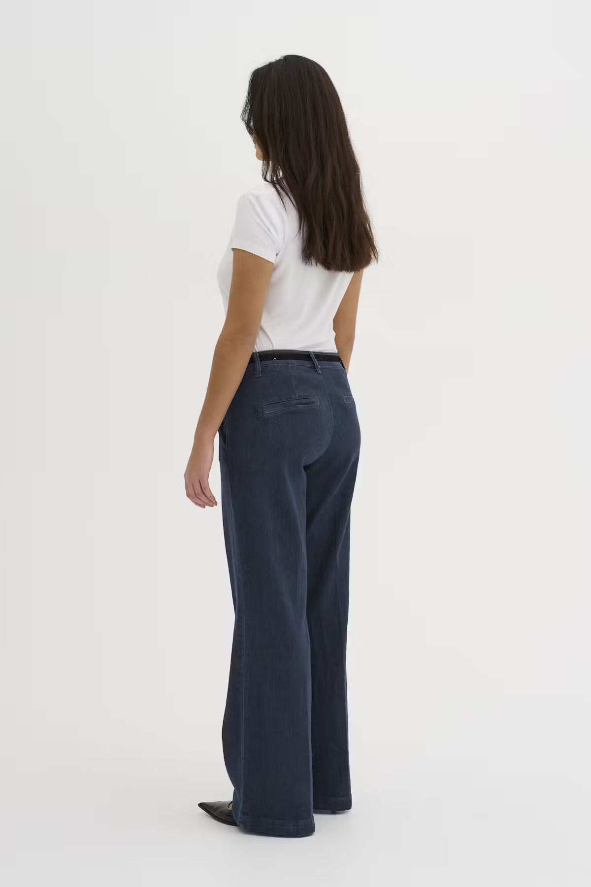 30 THE LARA PANT - Dark Blue Un-Wash My Essential Wardrobe