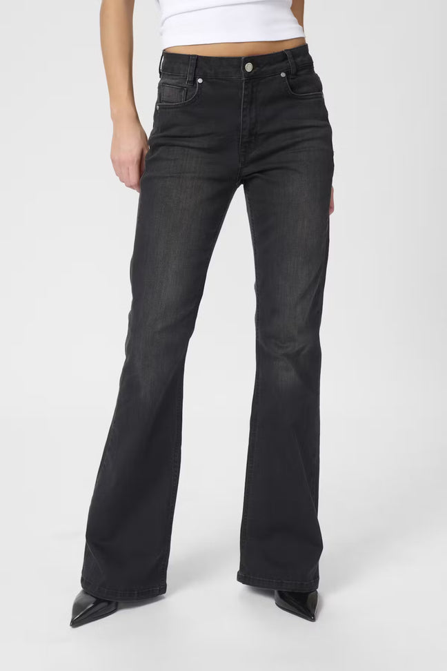 36 THE DEKOTA HIGH BOOTCUT - Black Wash My Essential Wardrobe