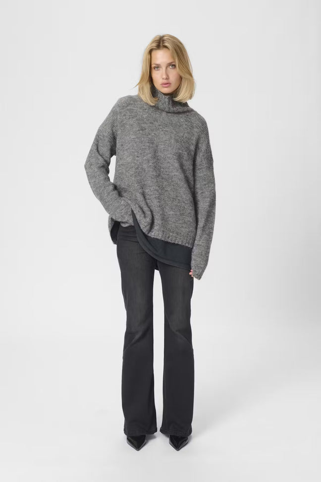 36 THE DEKOTA HIGH BOOTCUT - Black Wash My Essential Wardrobe