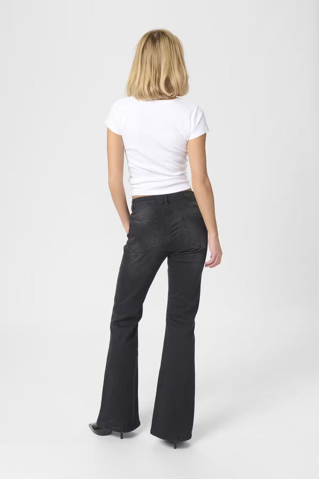 36 THE DEKOTA HIGH BOOTCUT - Black Wash My Essential Wardrobe