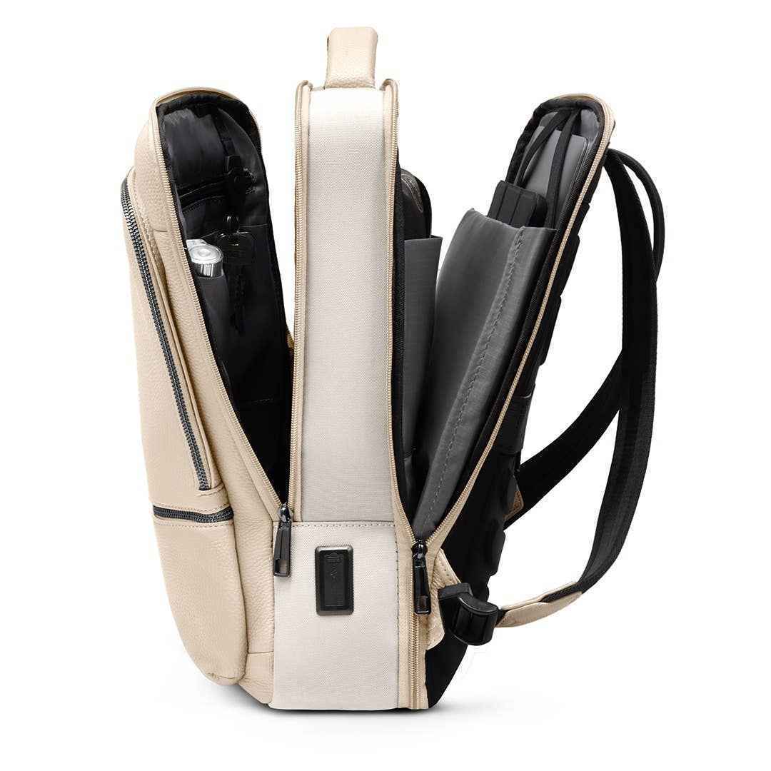 City Backpack: Beige James Hawk