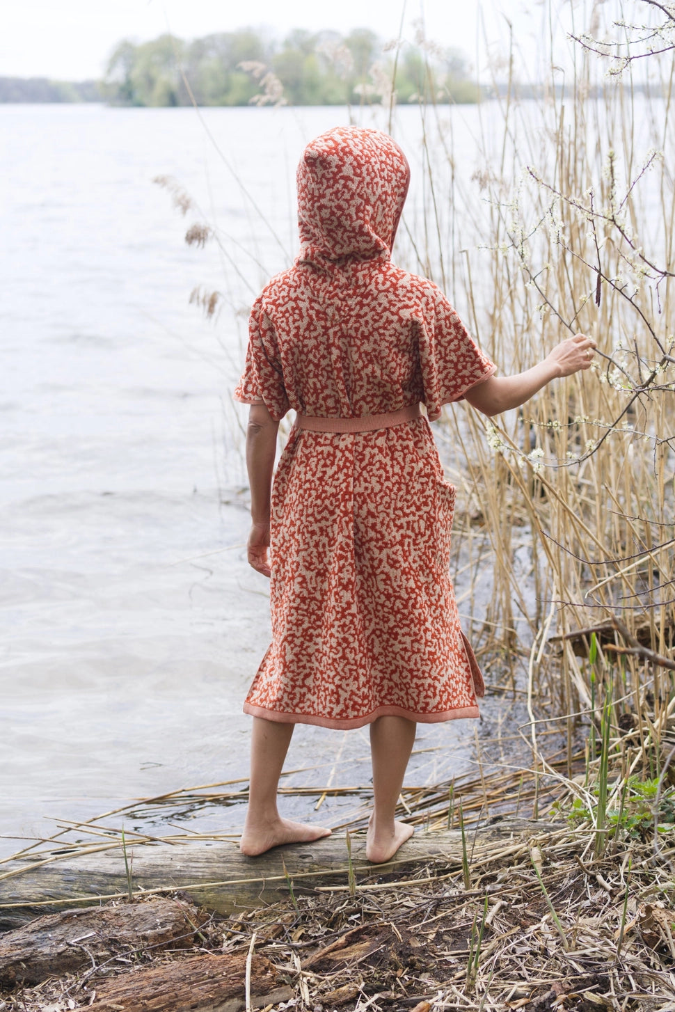 Noisy Camo Surf Poncho | Salamander towel.studio