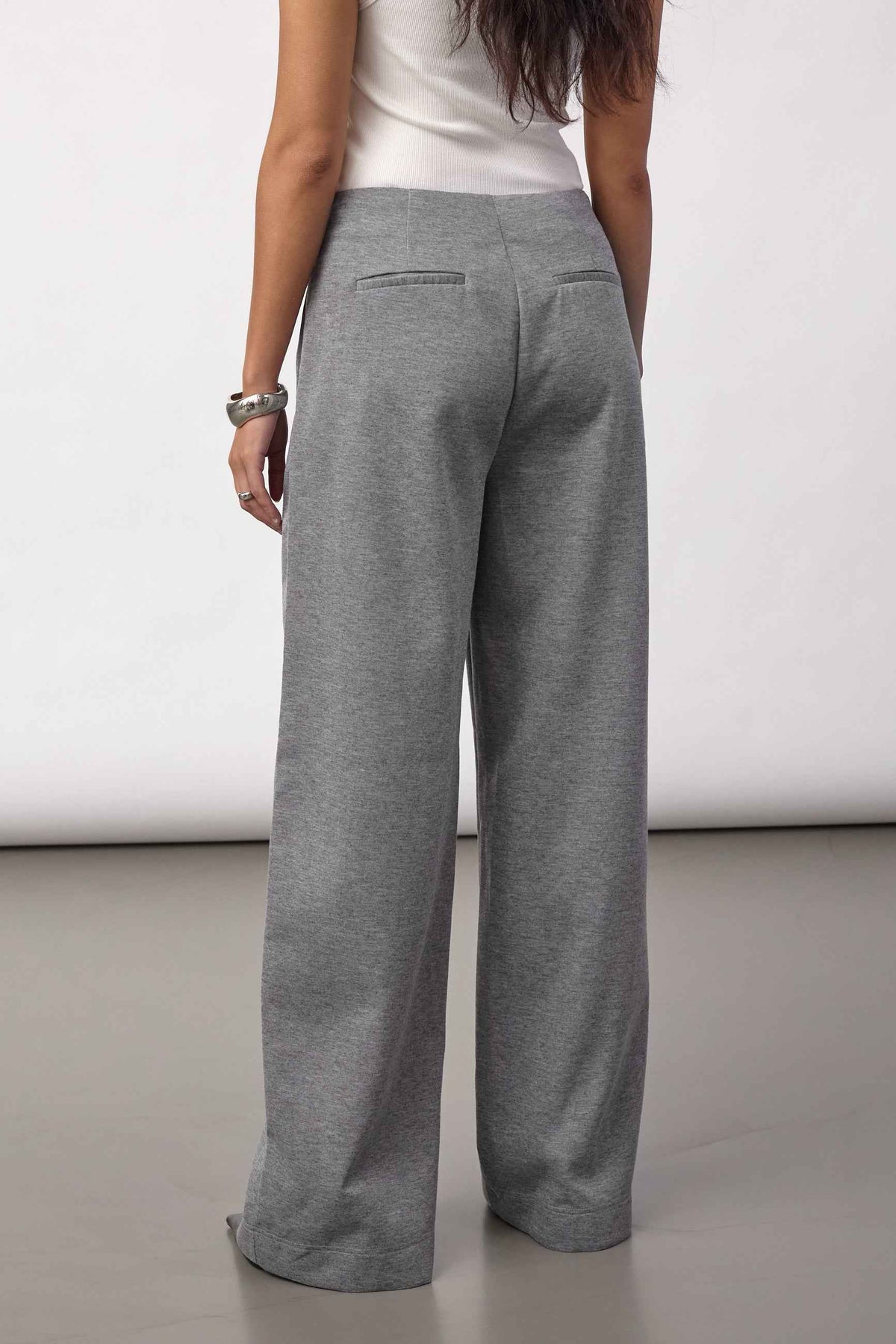 LanceCC Crease Sweatpant - Mid Grey Melange
