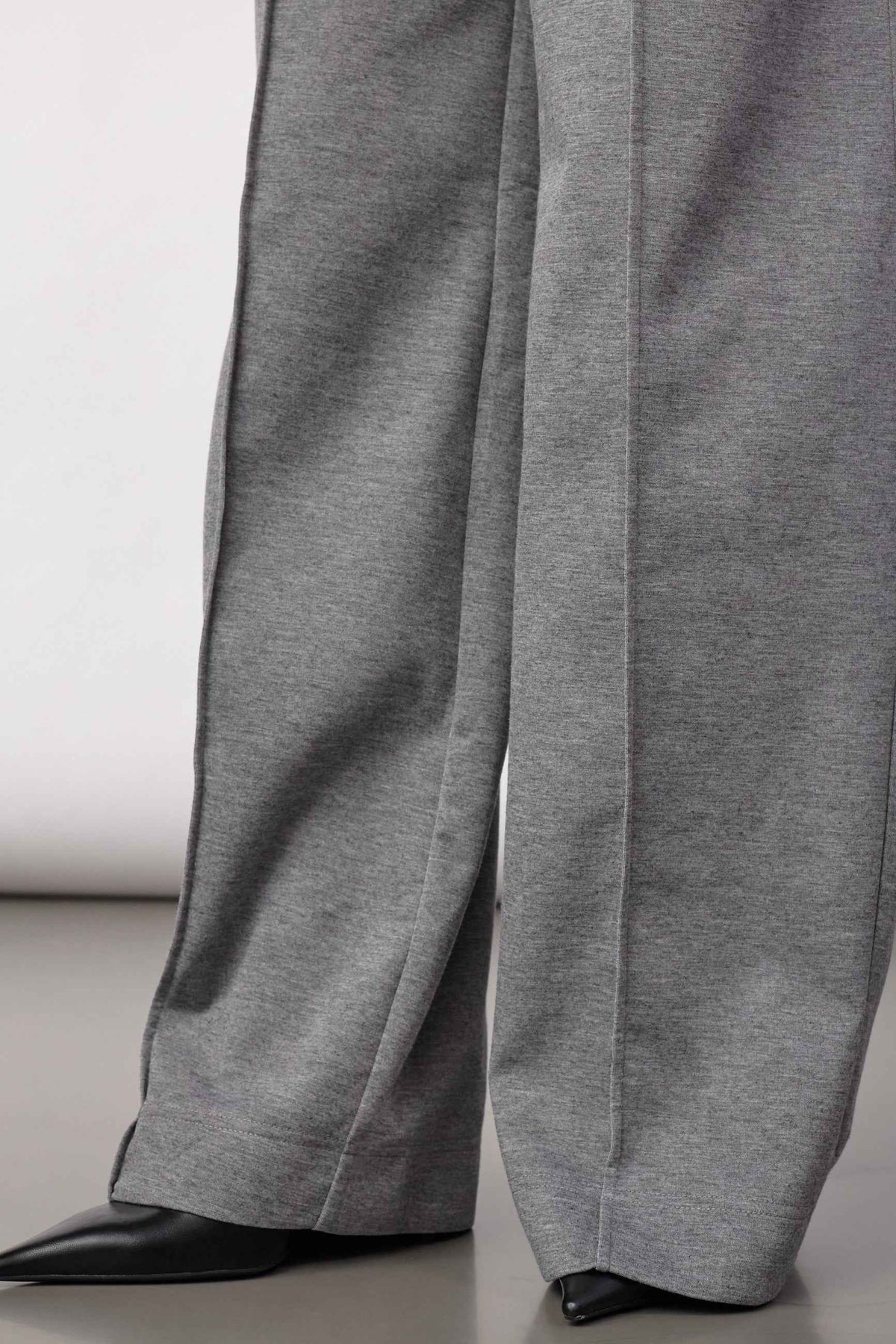 LanceCC Crease Sweatpant - Mid Grey Melange