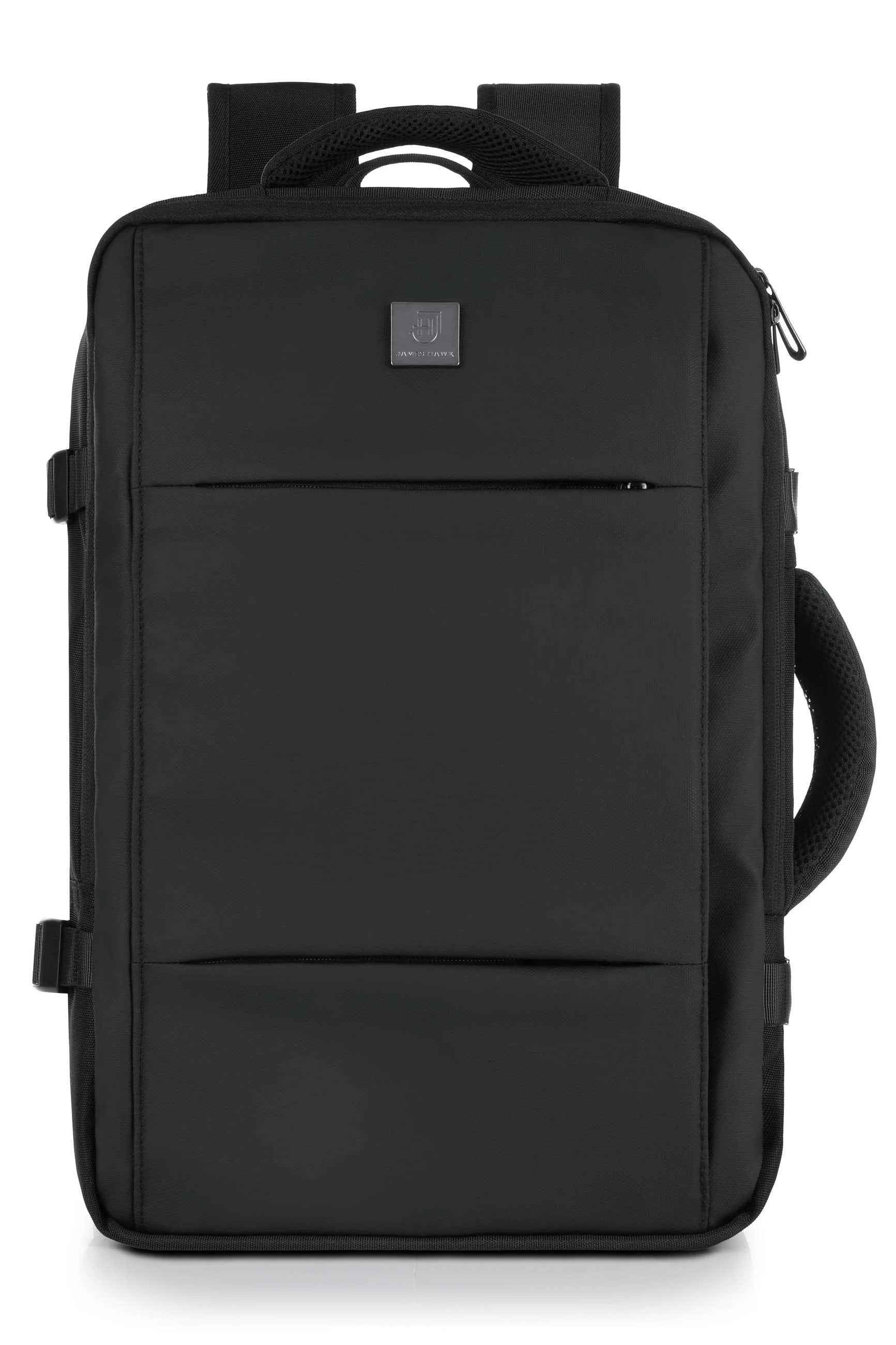 Travel Backpack: Black James Hawk
