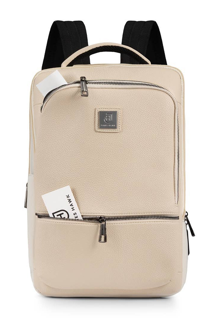 City Backpack: Beige James Hawk