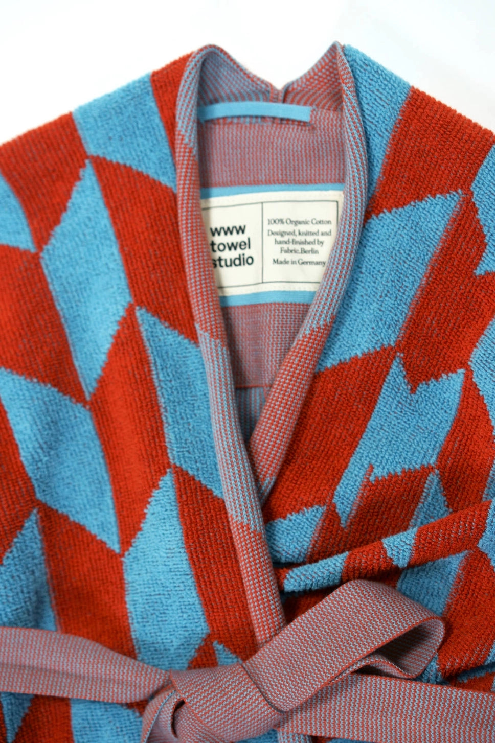 Knitted Bathrobe | Sky & Brick | Arrow Tail towel.studio