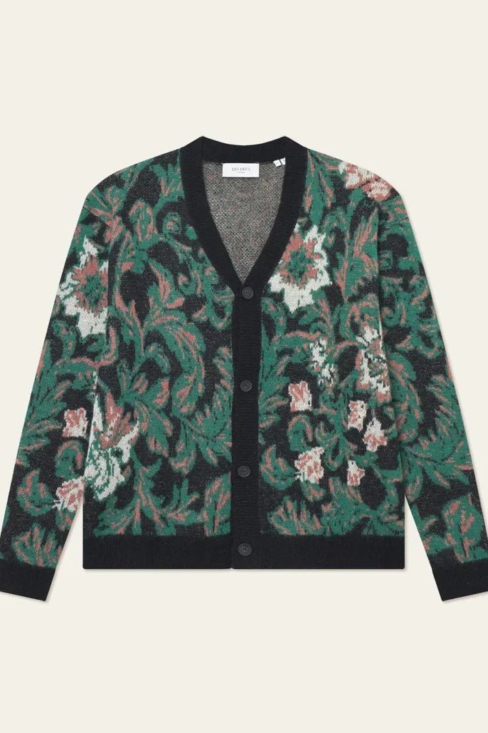 Alex Jacquard Cardigan Knit Les Deux
