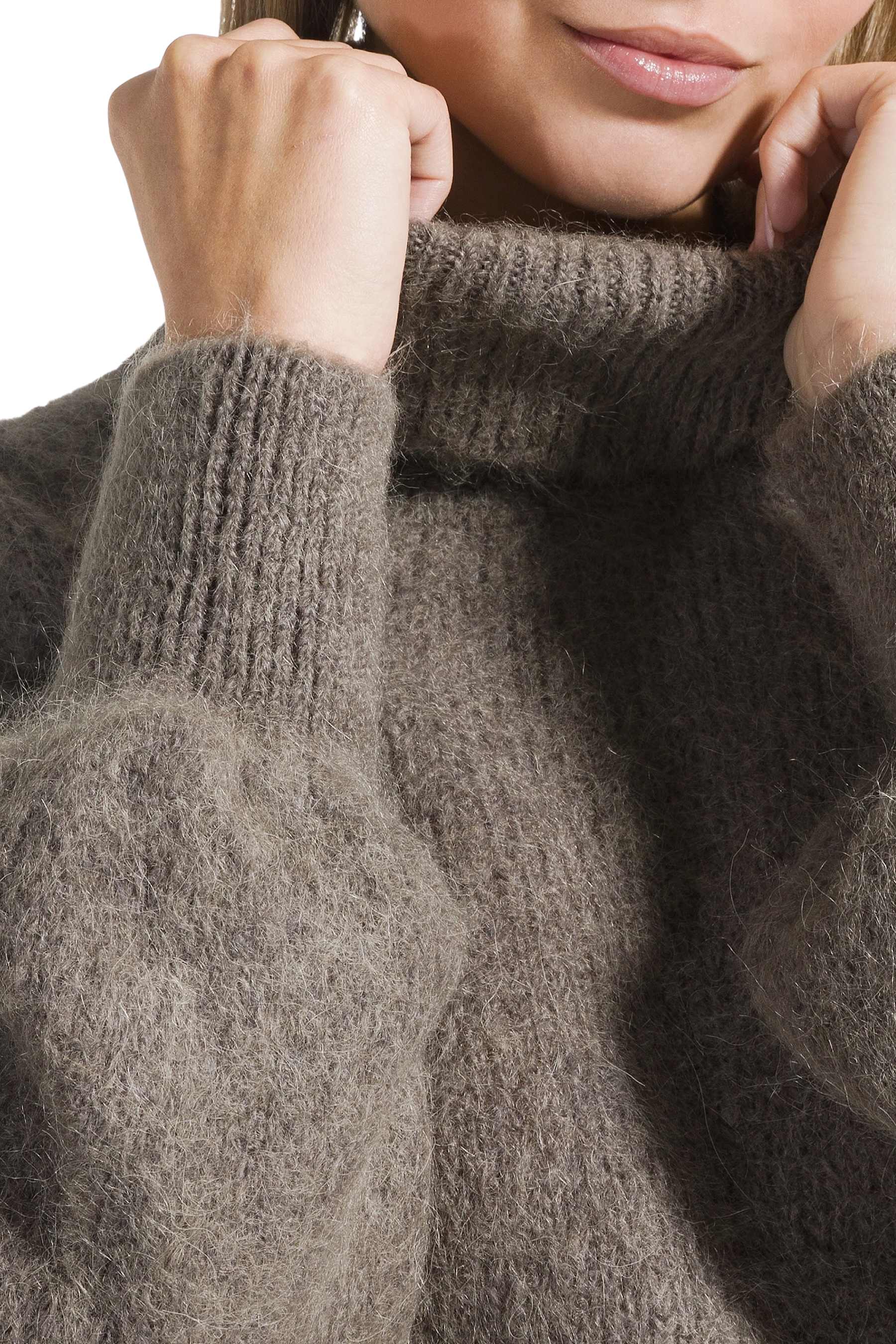 Piro Rollneck Long Sleeves Dark Taupe Americandreams