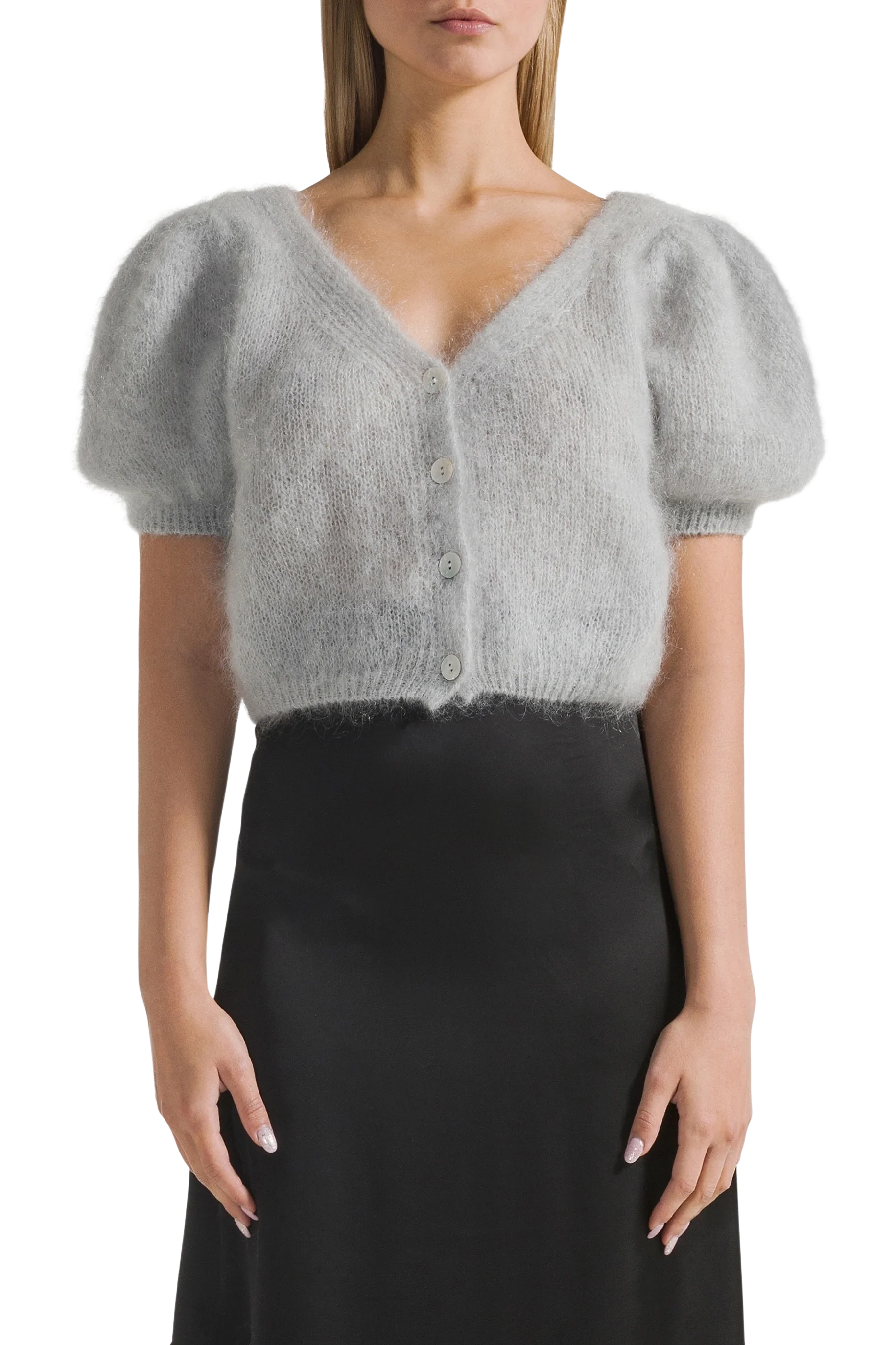 Harper Cardigan - Light Grey Americandreams