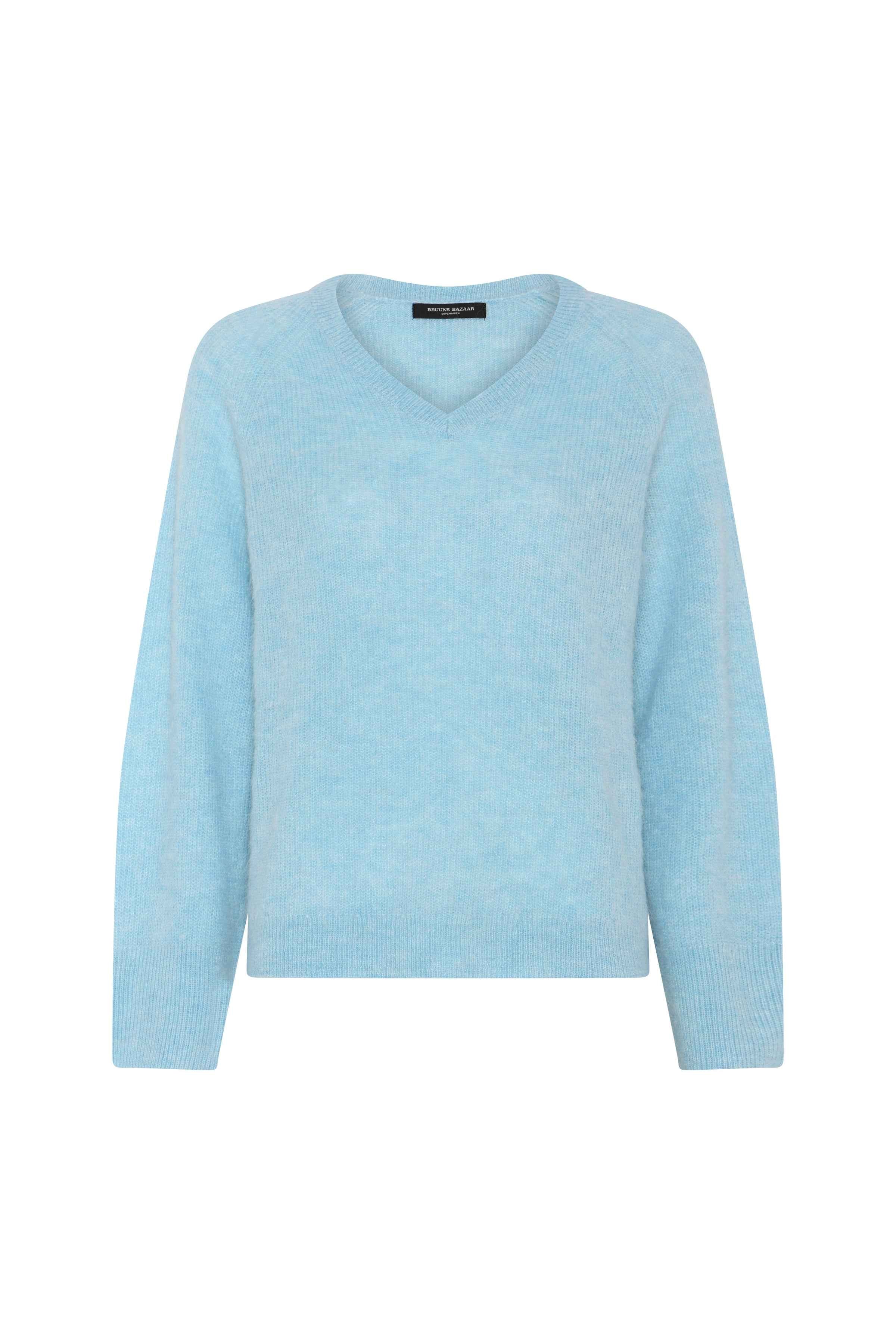 FluffyBBAmera knit - Light Blue Bruuns Bazaar