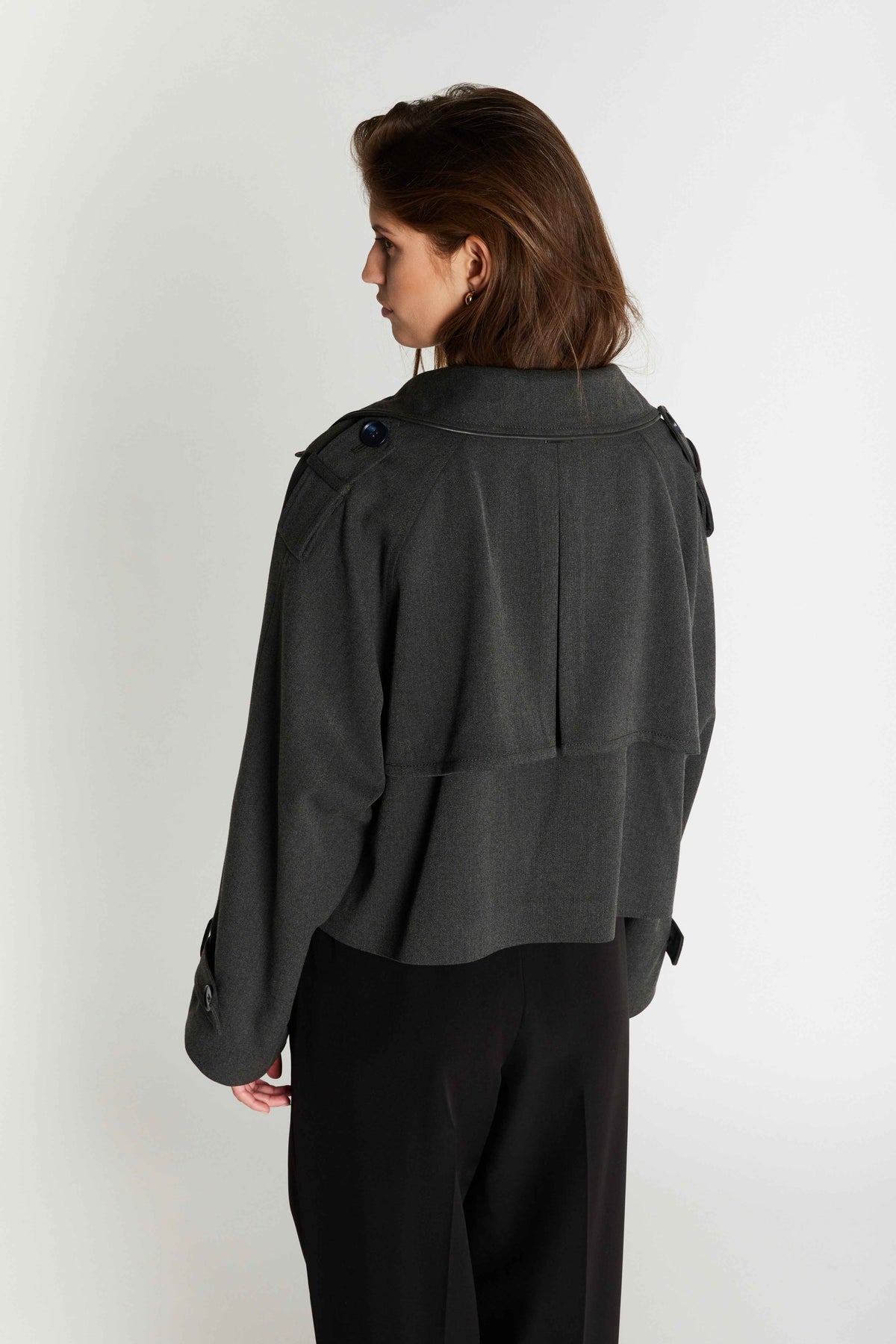 OncocaBBShort trenchcoat - Grey
