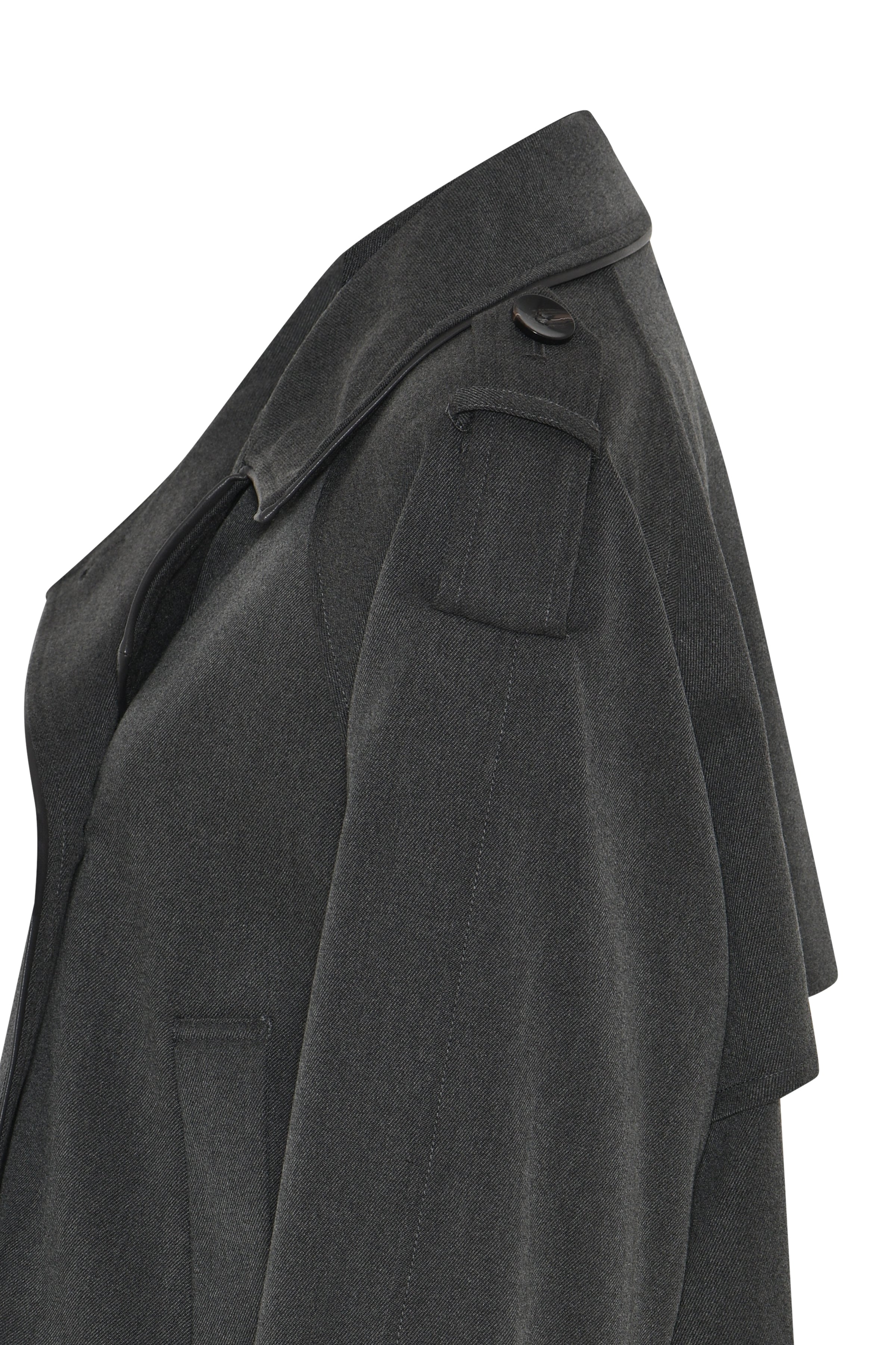 Bruuns Bazaar Trenchcoat OncocaBBShort, väriltään Grey