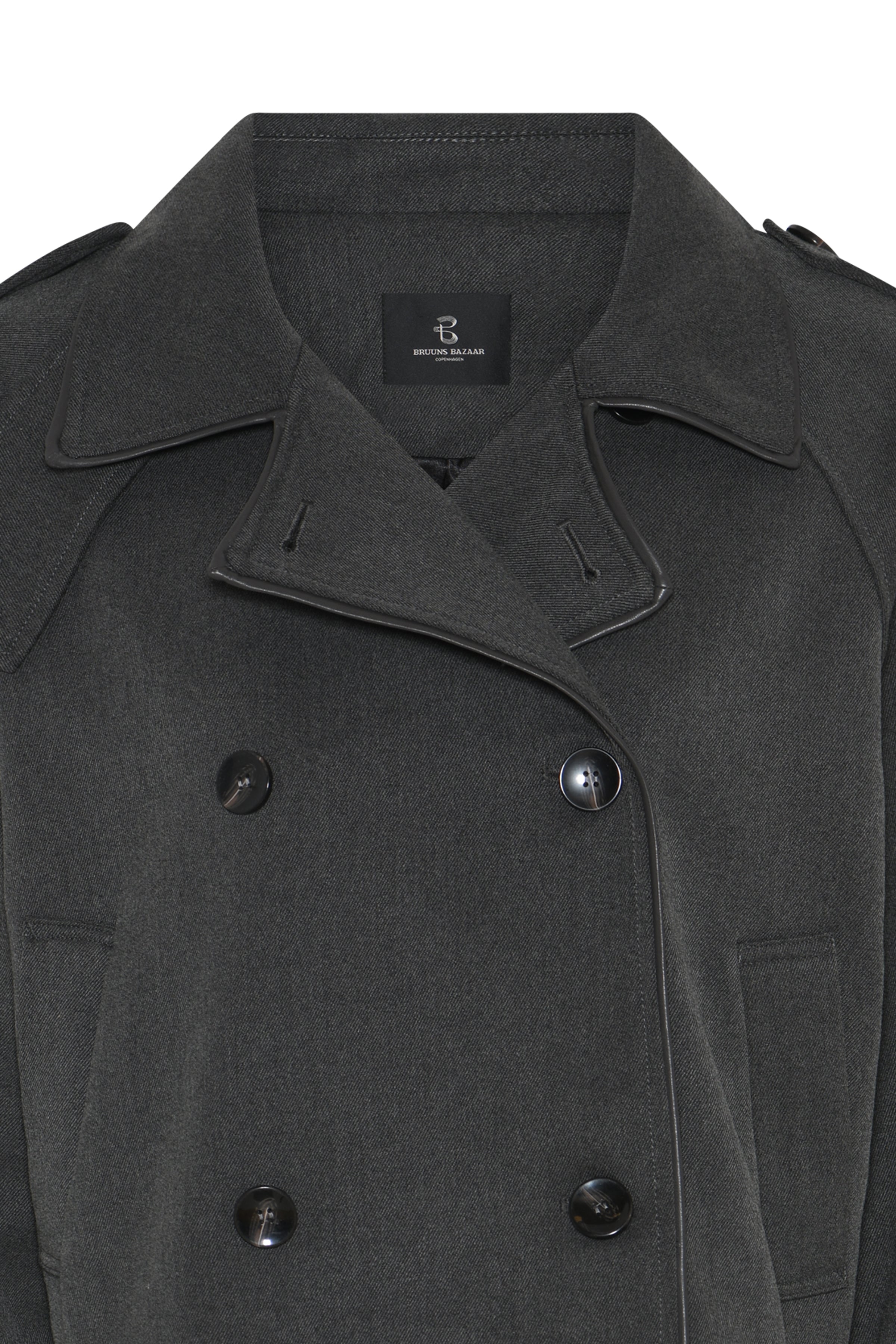 Bruuns Bazaar Trenchcoat OncocaBBShort, väriltään Grey