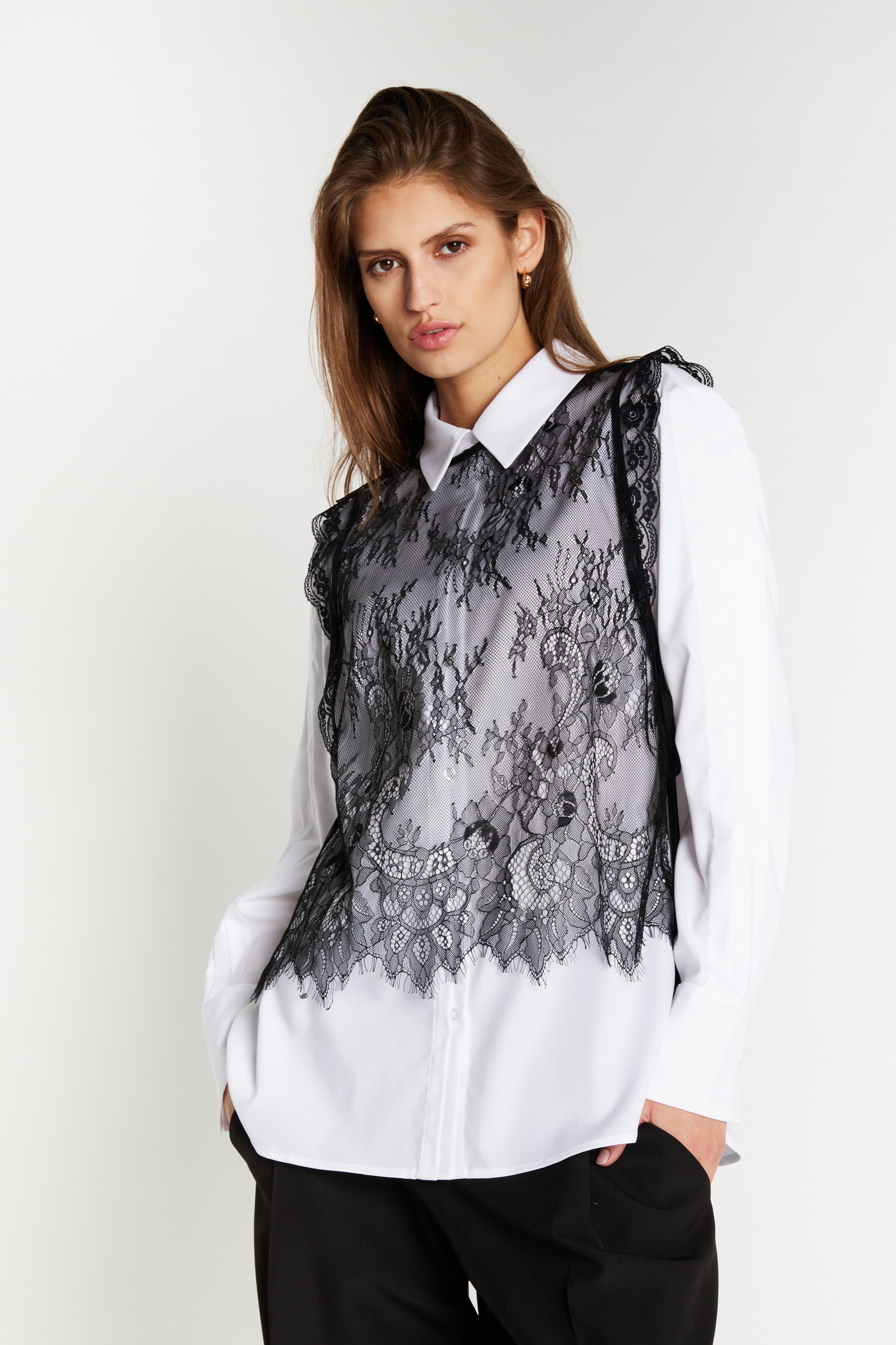 Bruuns Bazaar Top LaccoBBLisia, väriltään Black