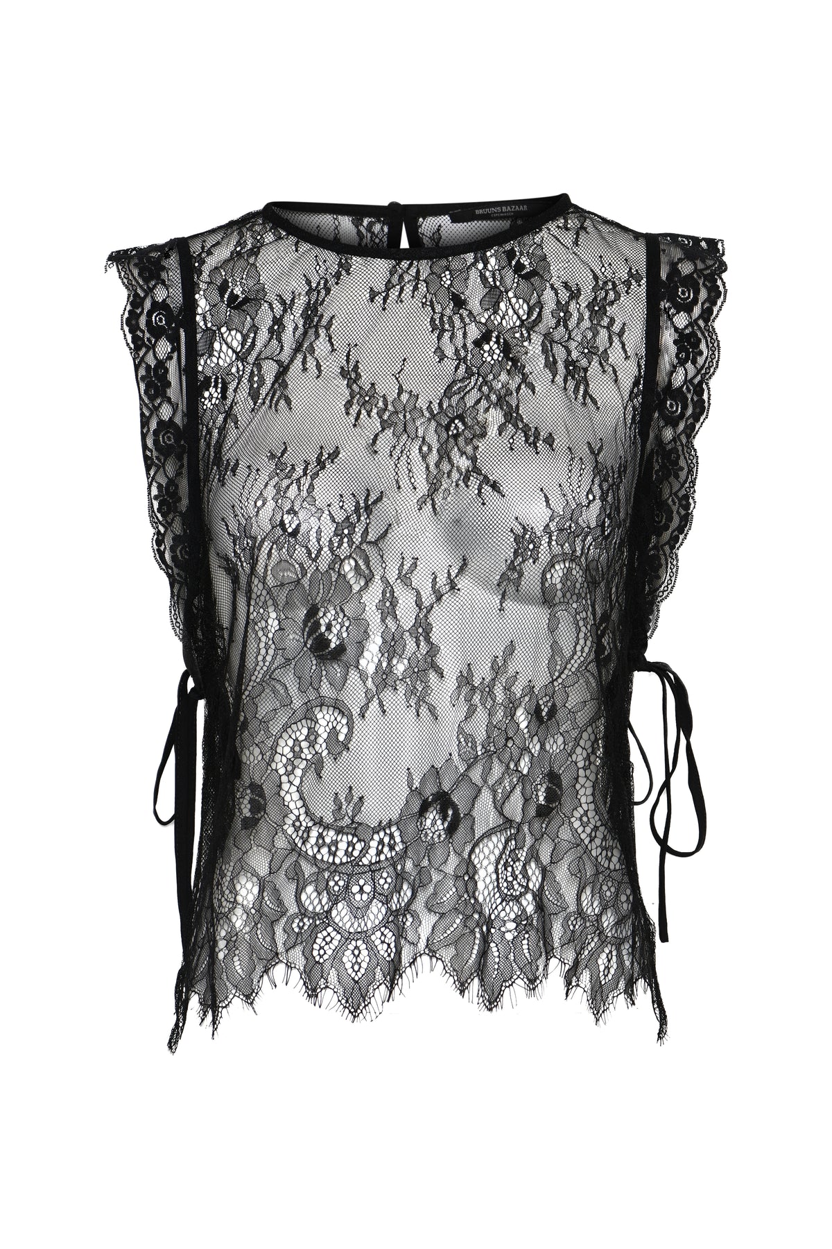 Bruuns Bazaar Top LaccoBBLisia, väriltään Black