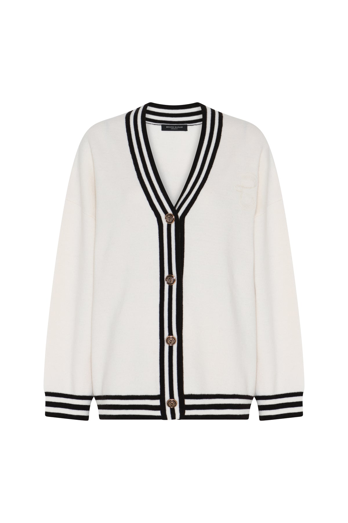 Bruuns Bazaar Knit Cardigan ChalinaBBSira, väriltään Snow White