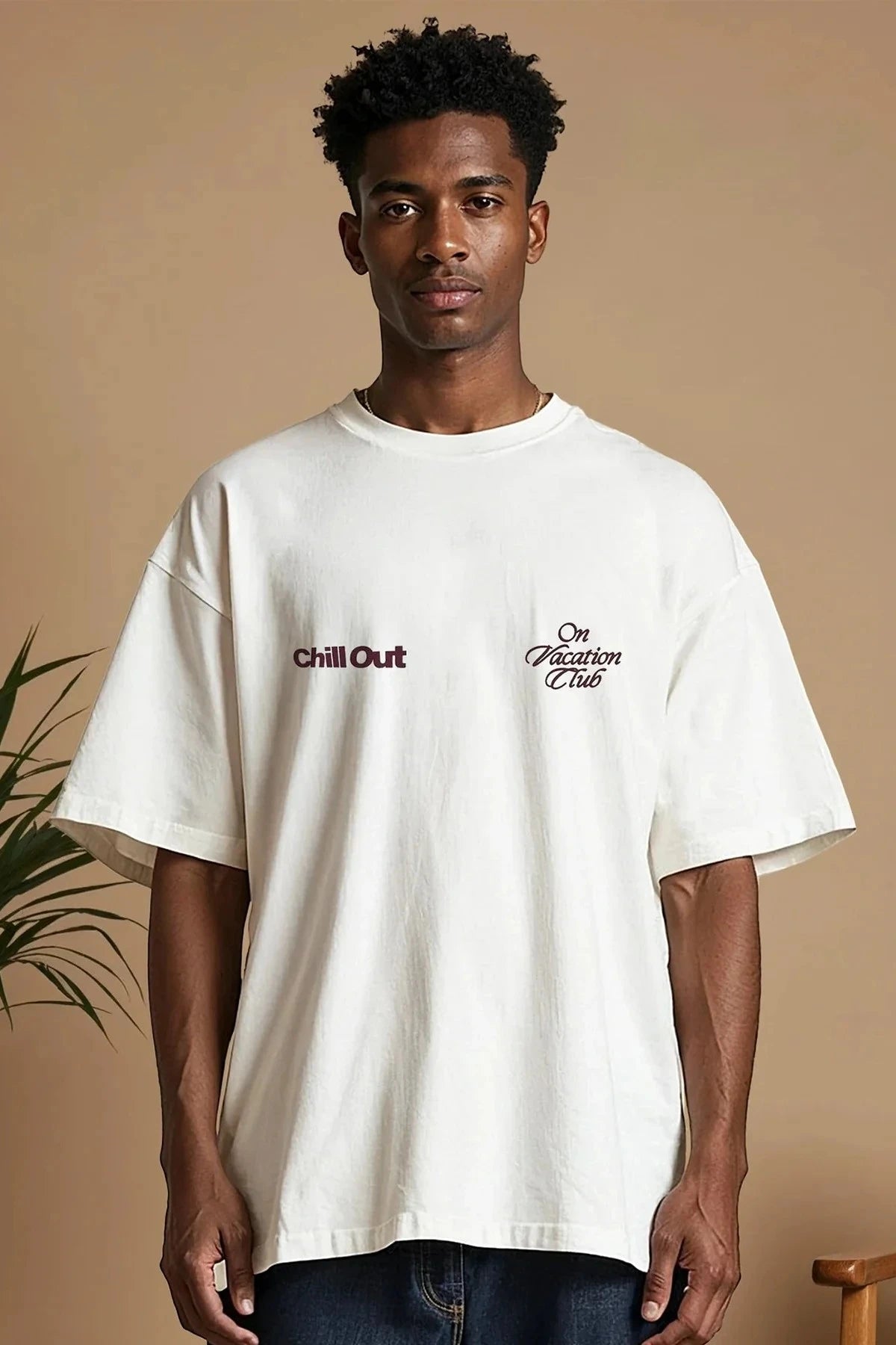 Chill Out T-Shirt - White On Vacation
