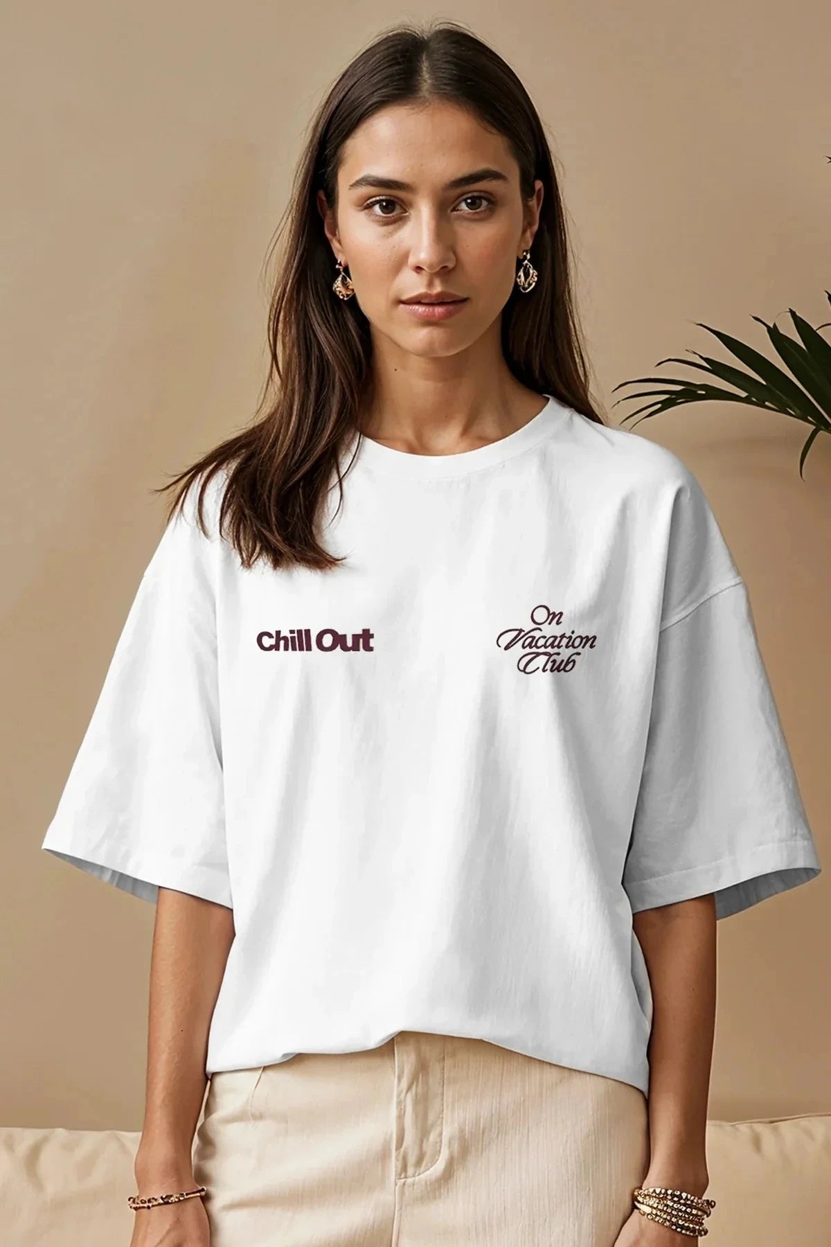 Chill Out T-Shirt - White On Vacation