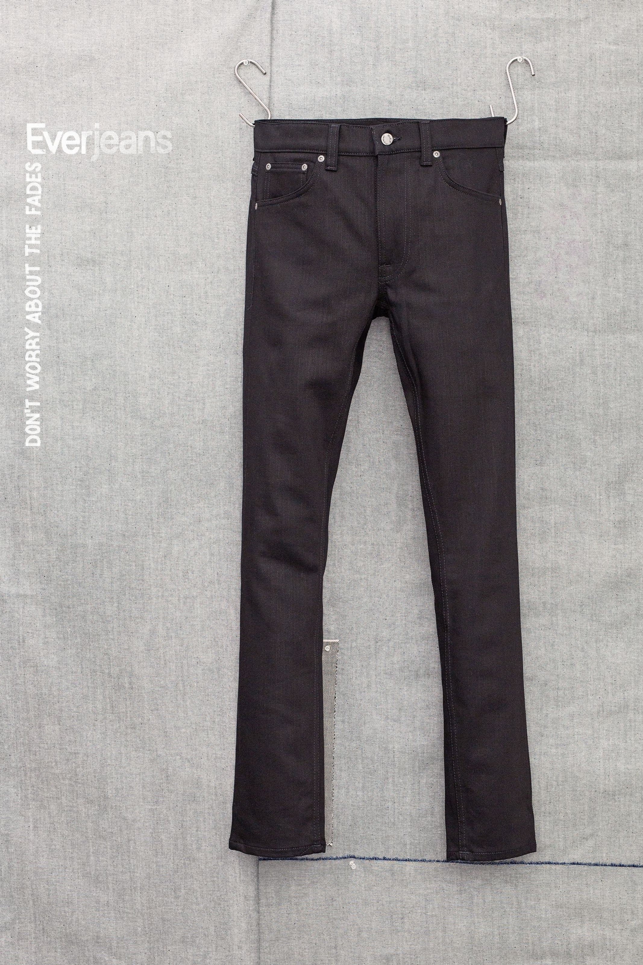 Lean Dean Dry Everblack Nudie Jeans