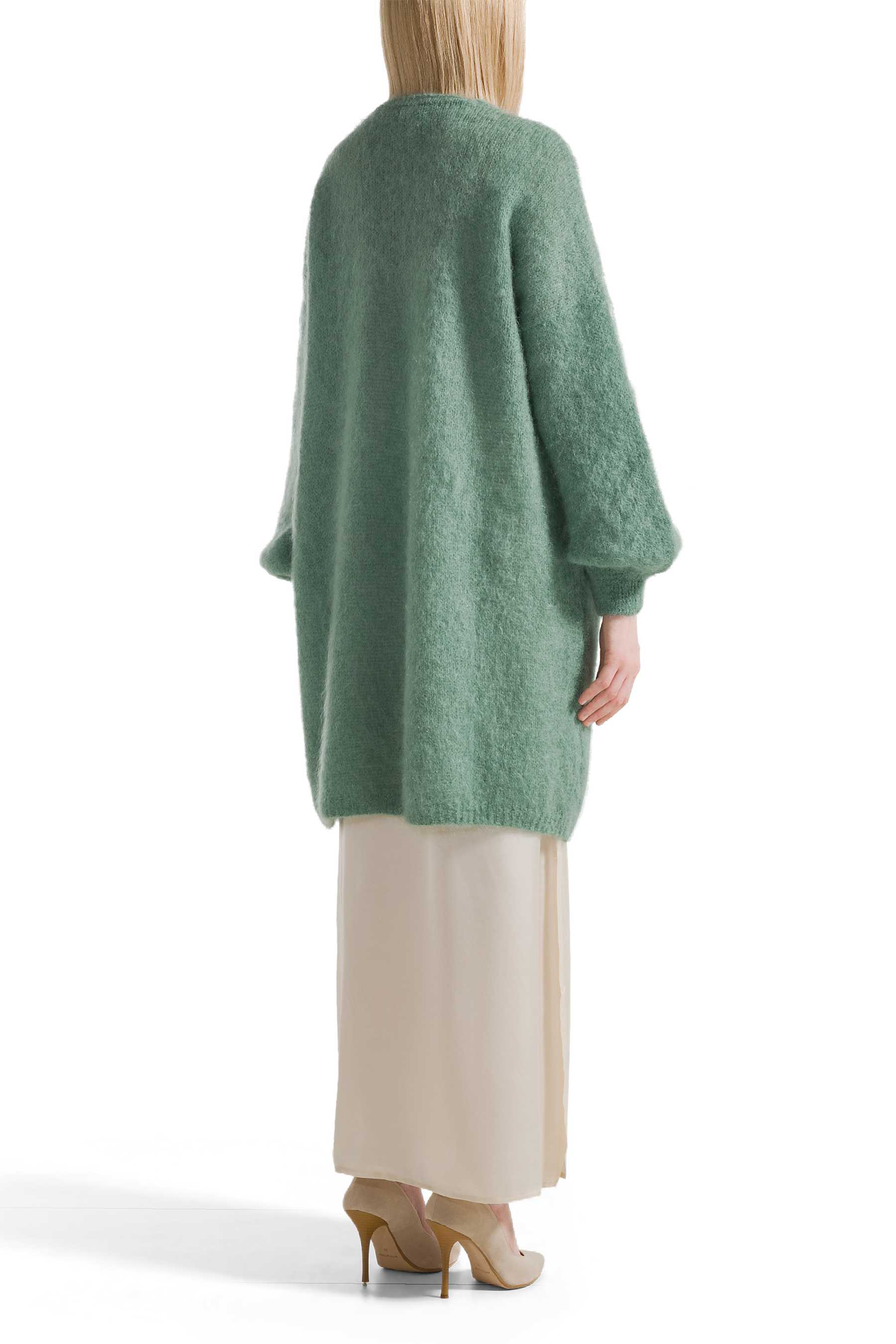 Lee Midi Cardigan Dusty Green Americandreams