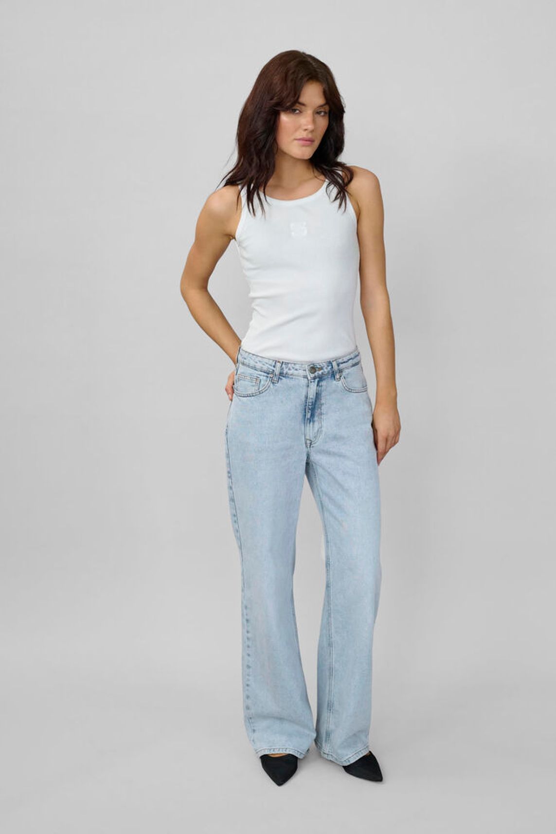 05 THE LOUIS HIGH WIDE Light Blue Retro Wash My Essential Wardrobe