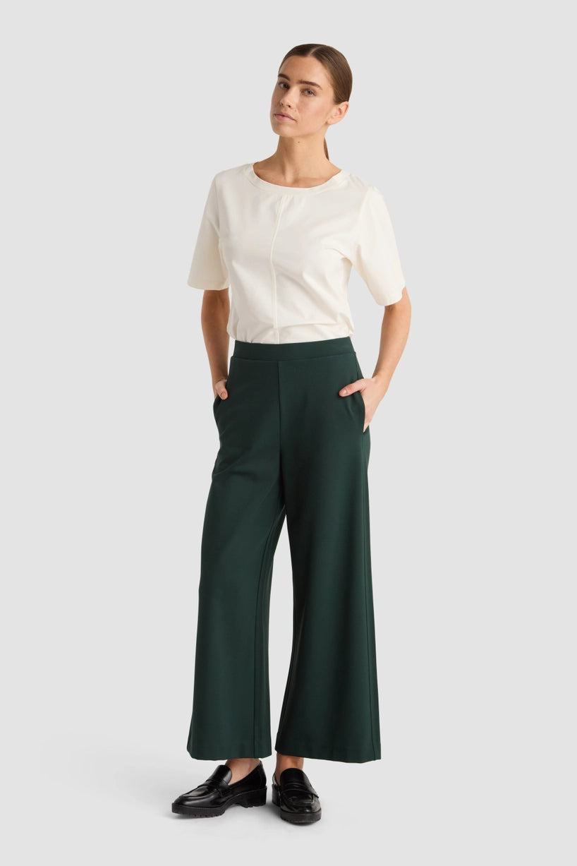 Lottie Wide Pants – Green Residus