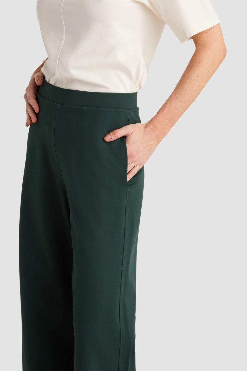Lottie Wide Pants – Green Residus