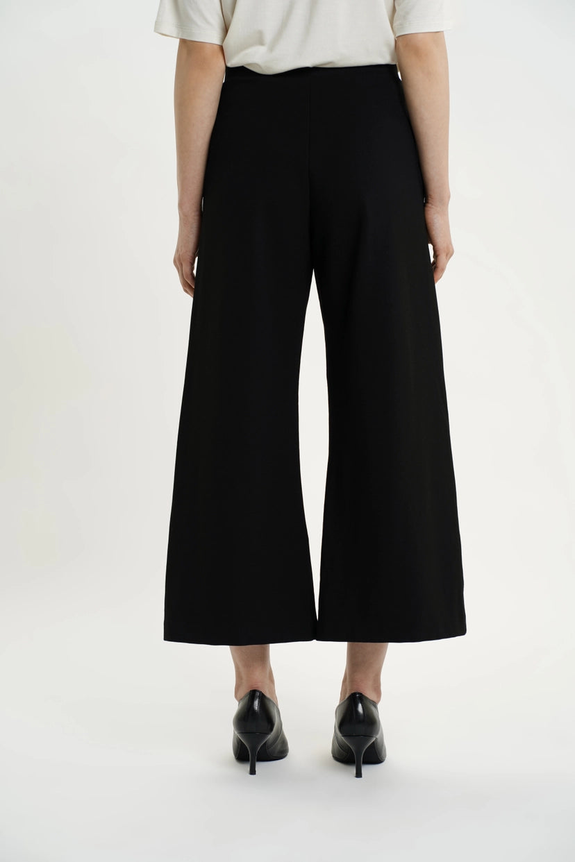 Lottie Wide Pants – Black Residus