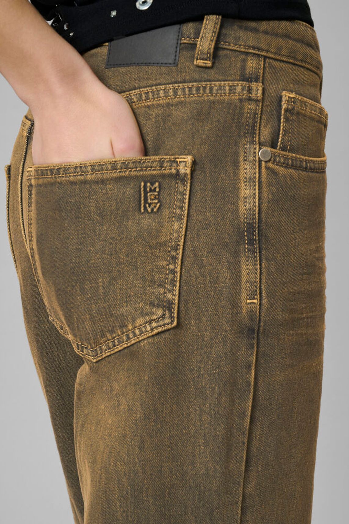MWLouis 139 High Wide - Amber Retro Wash - Brown My Essential Wardrobe