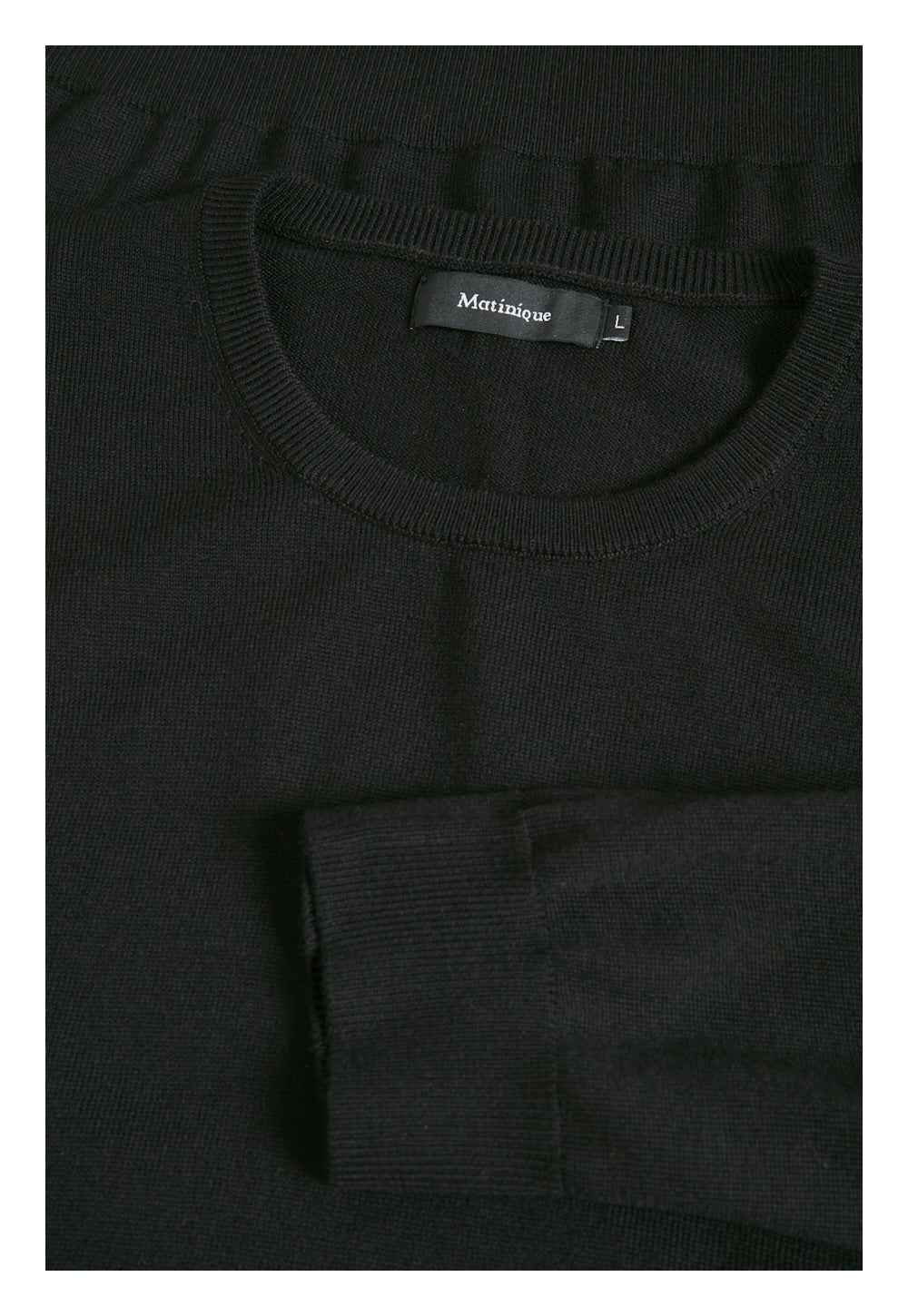Margrate Merino Pullover - Black Matinique