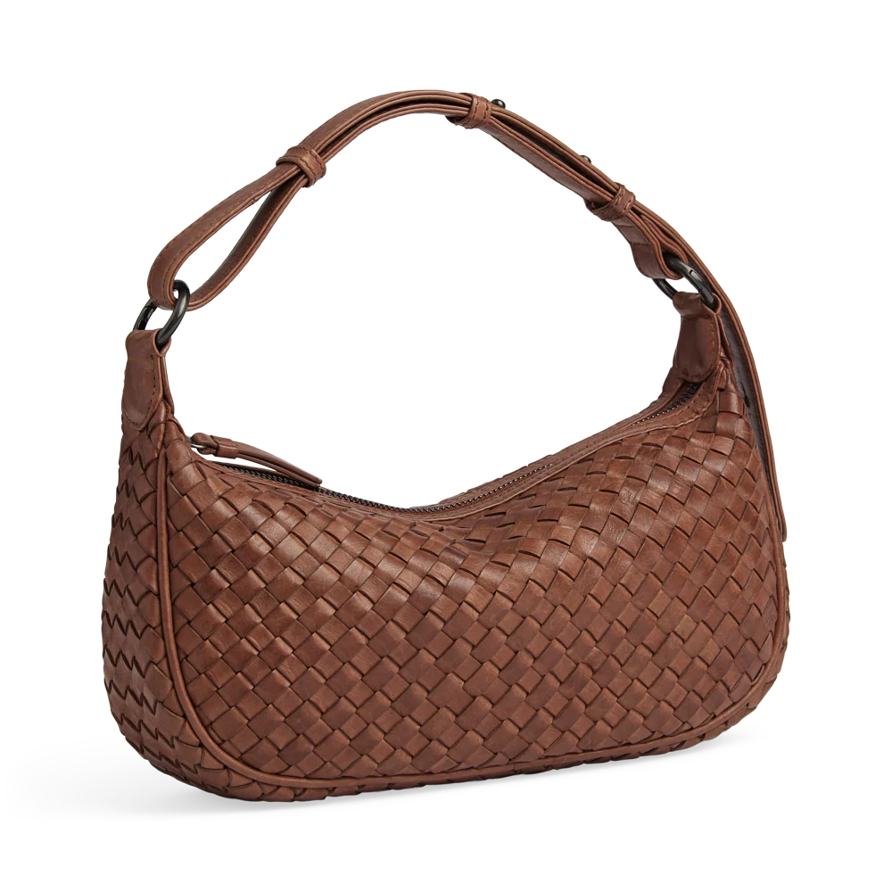 Mini MuseMBG Bag Cognac Weave Markberg