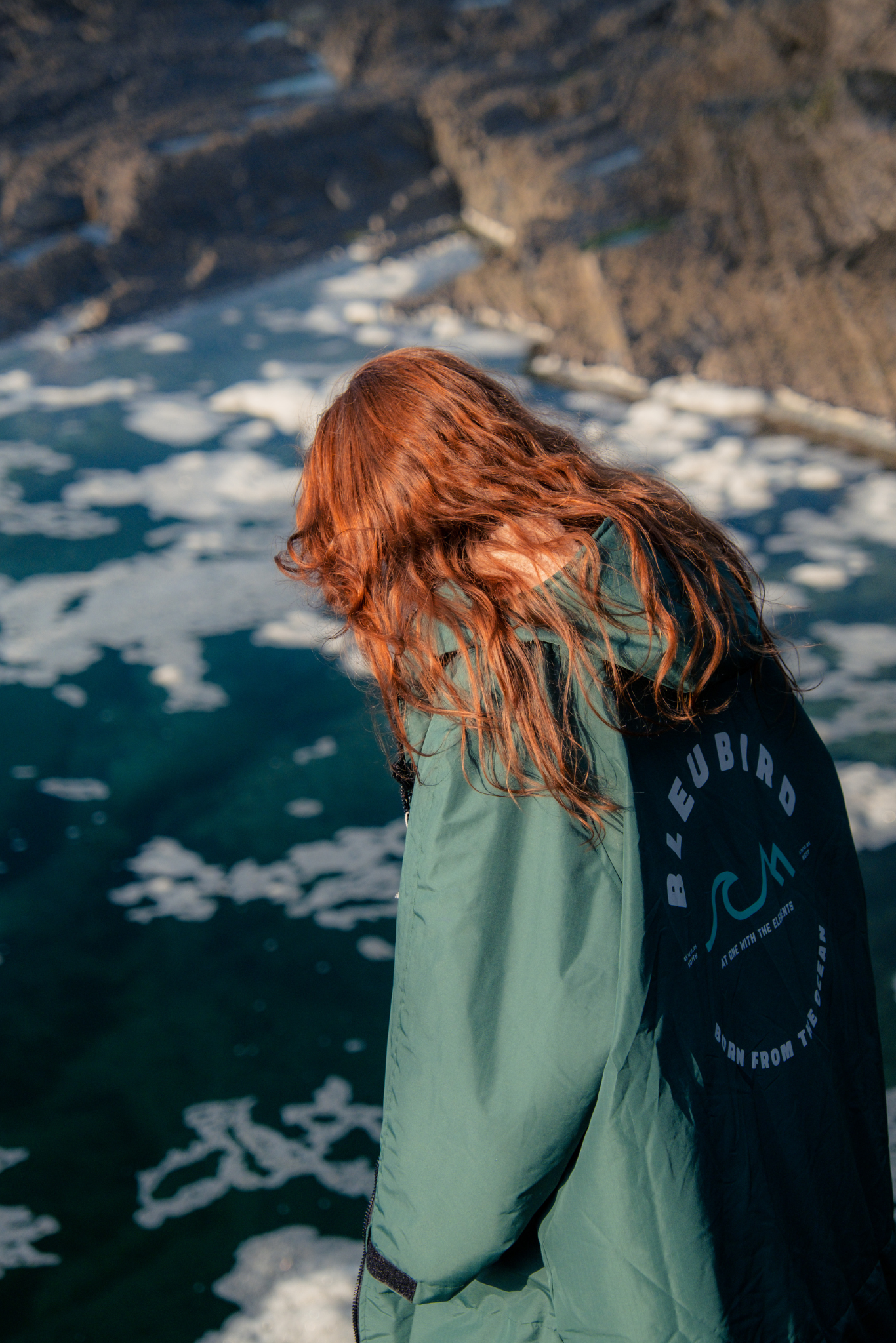 Nordic Robe Green muuttamisviitta takaa - Bleubird