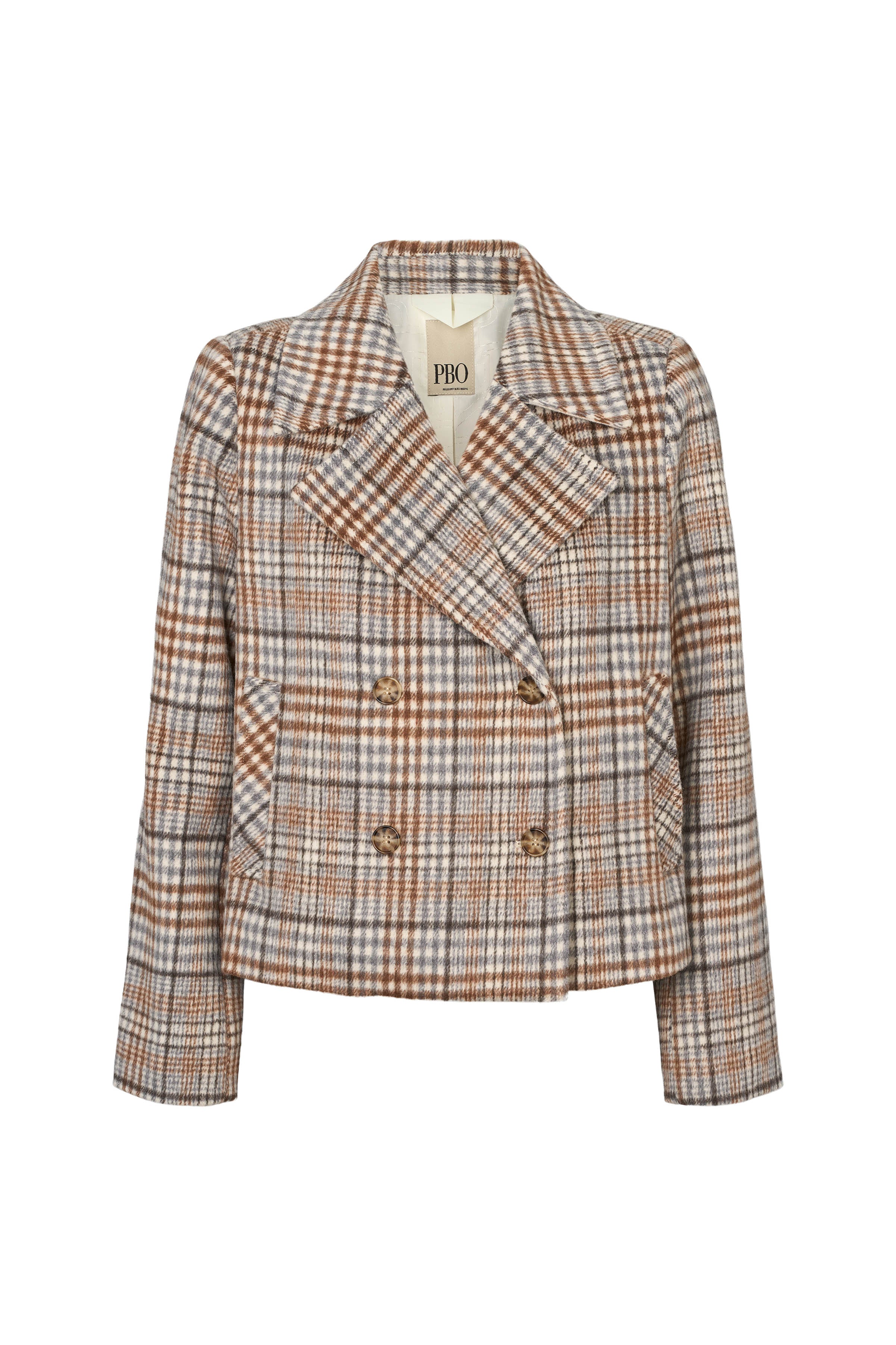PBO Coat PBONewLucci, väriltään Light check