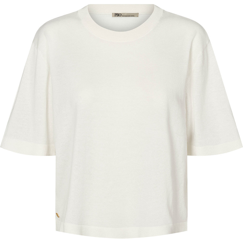 PBO Konto knit blouse- White PBO