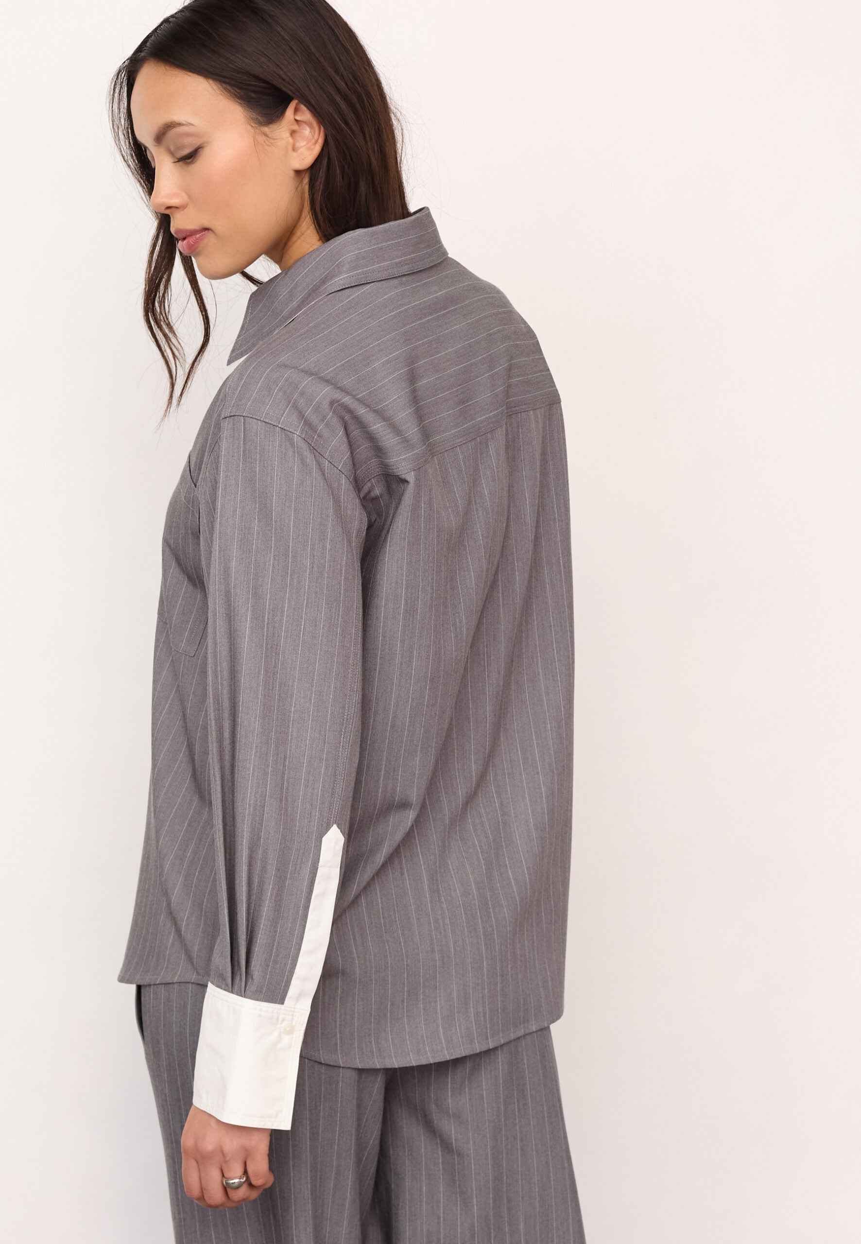 PennyCC Pin Shirt - Mid Grey