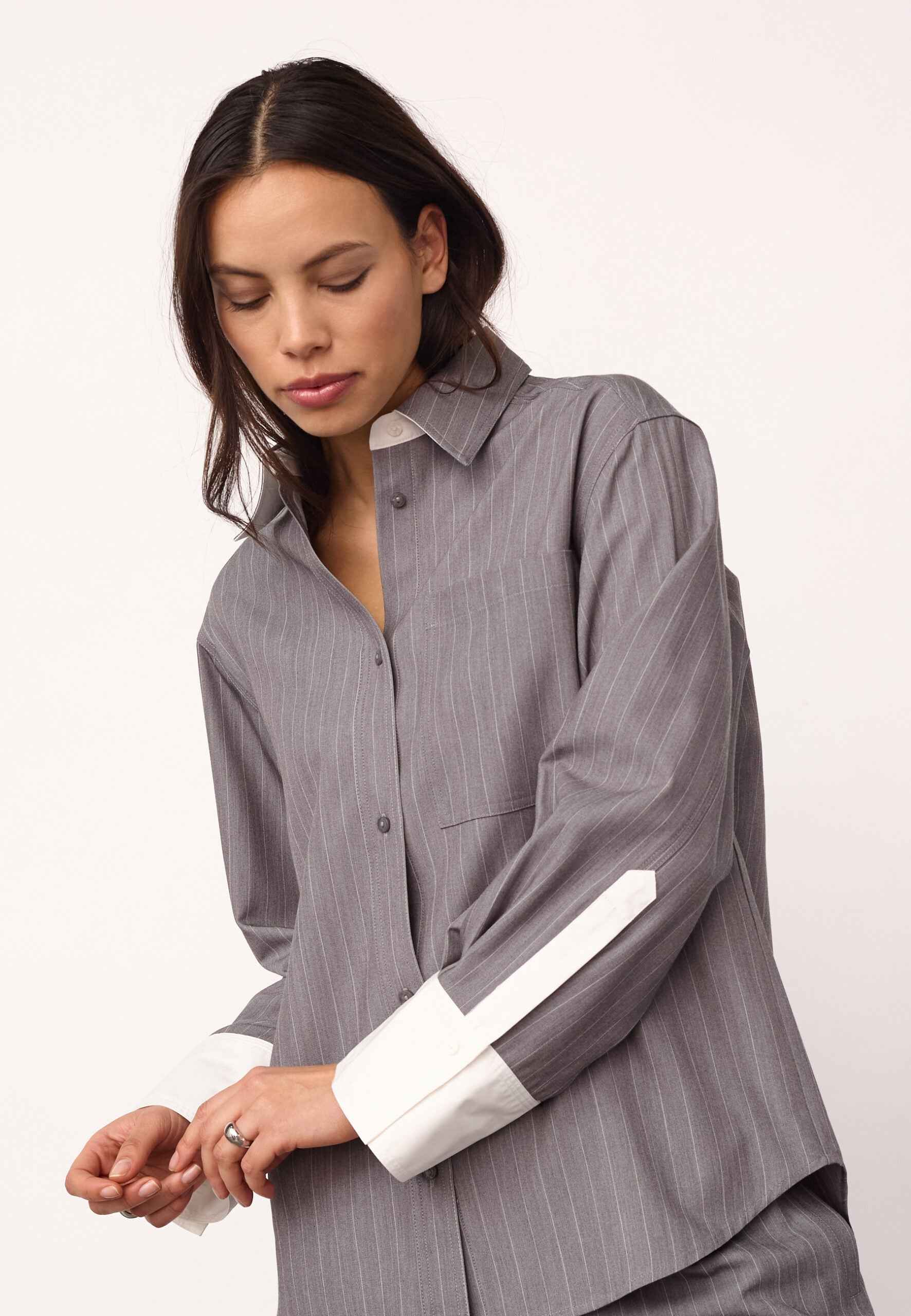 PennyCC Pin Shirt - Mid Grey