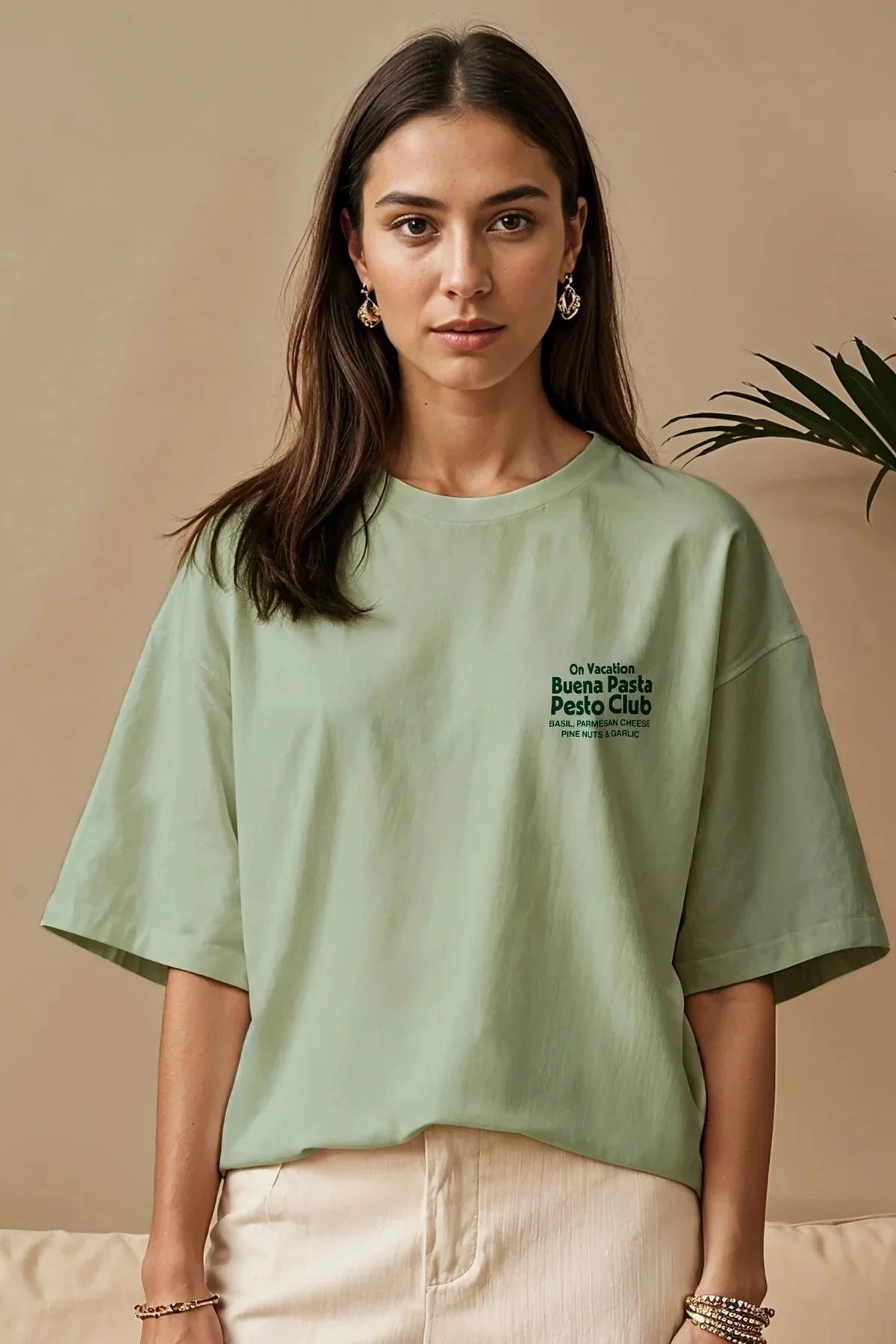 Pesto Club T-Shirt - Mint On Vacation