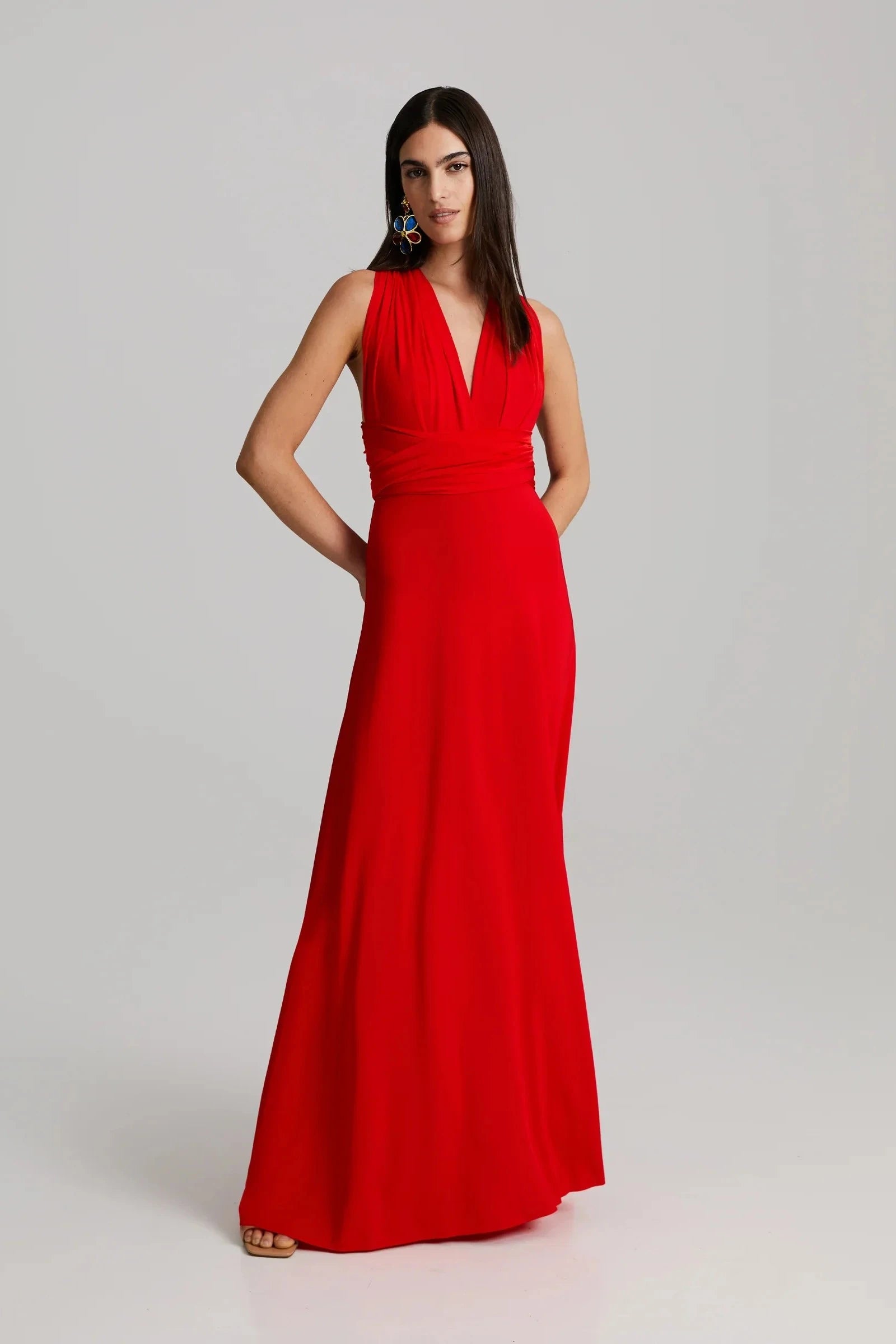 Priya Multi-Wear Dress (Red) Andiata