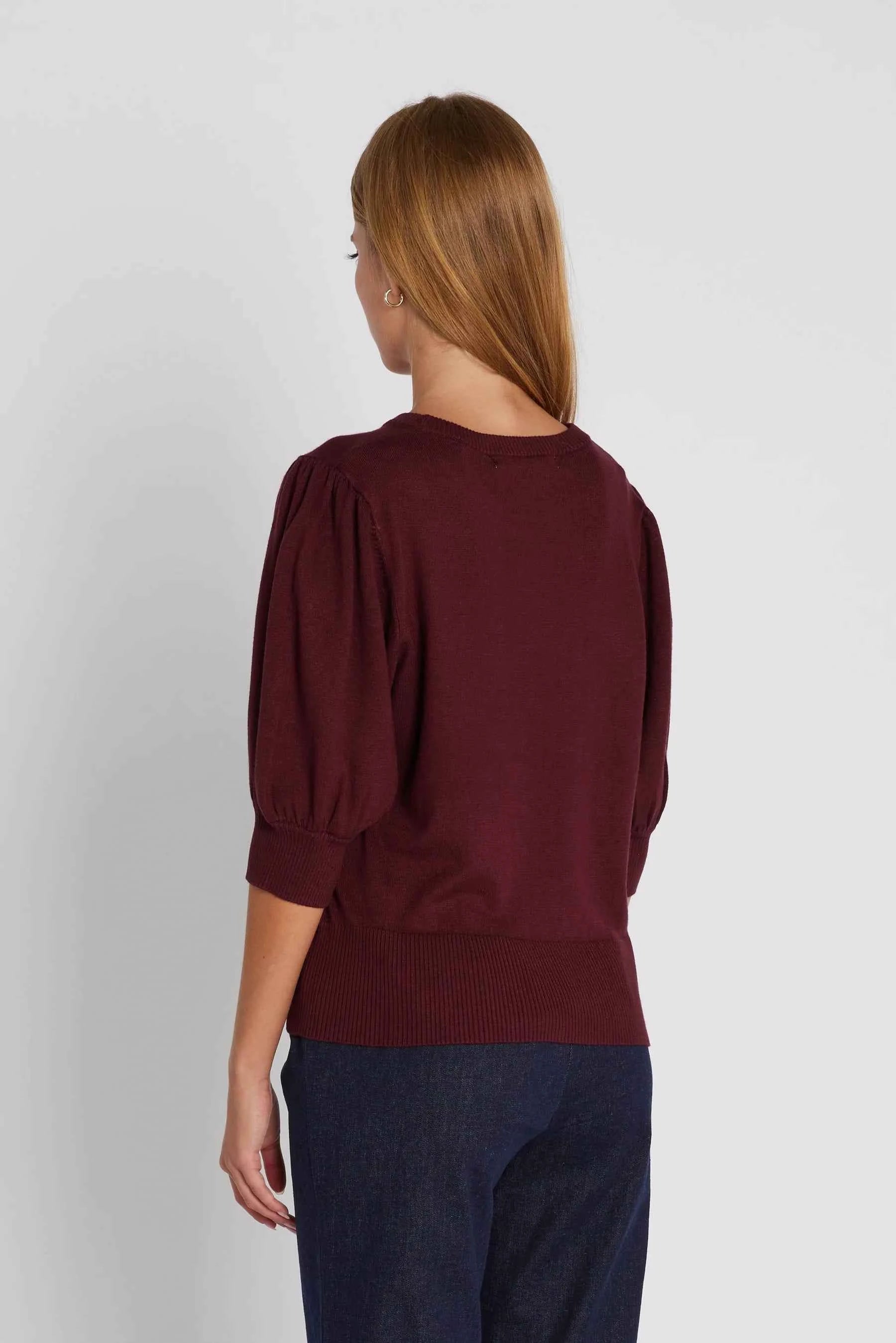 RDF Sorrel knit - Wine Rue de Femme