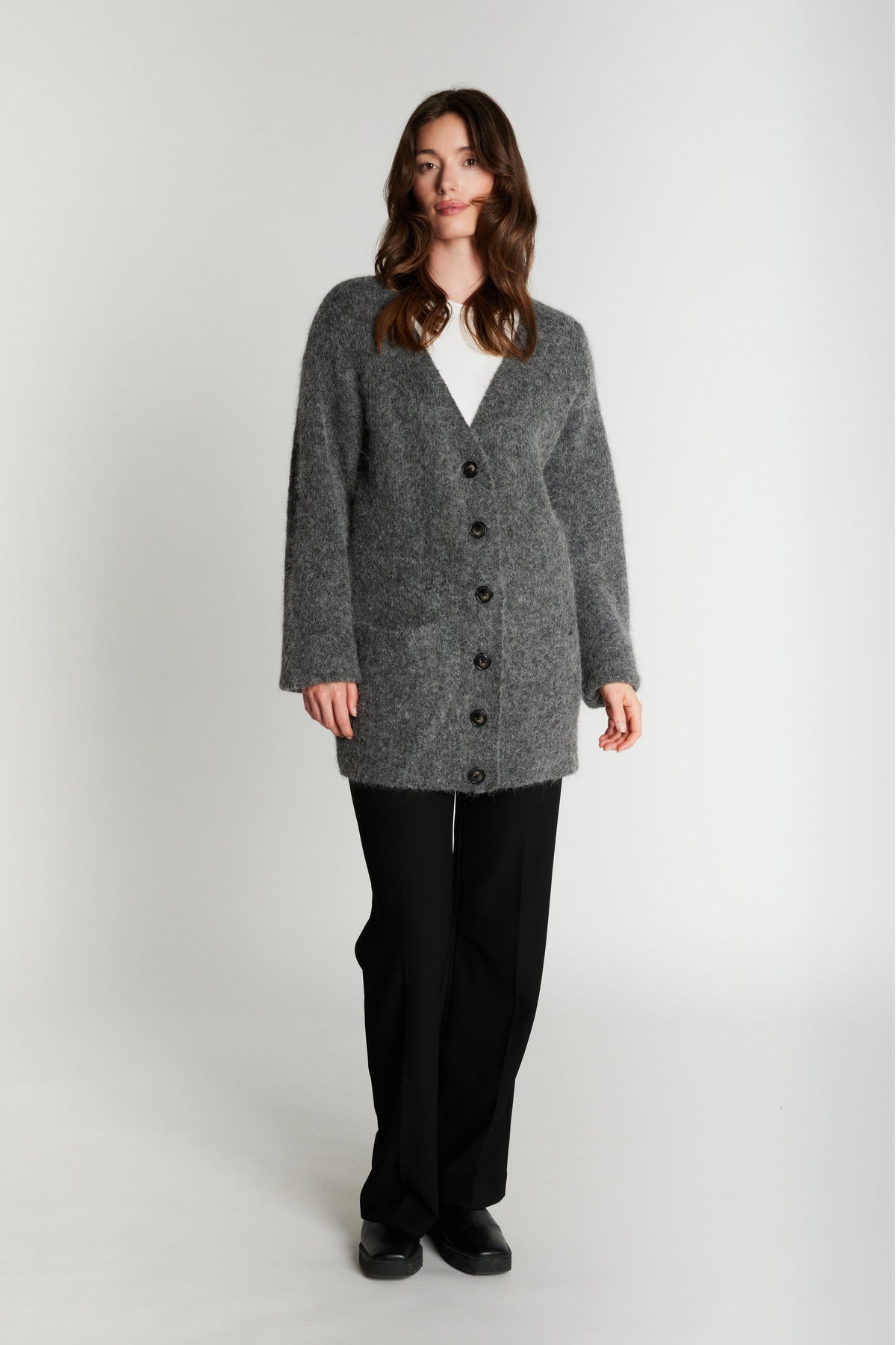 RDFVivi knit cardigan - Dark Rock