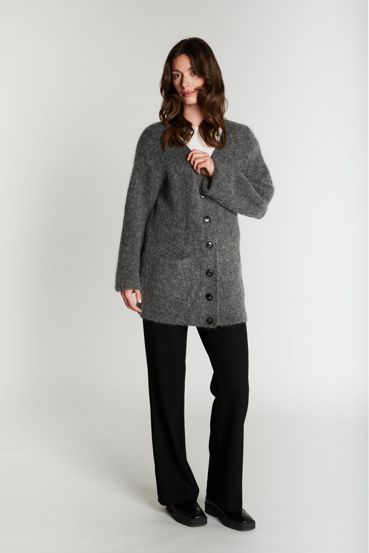 RDFVivi knit cardigan - Dark Rock